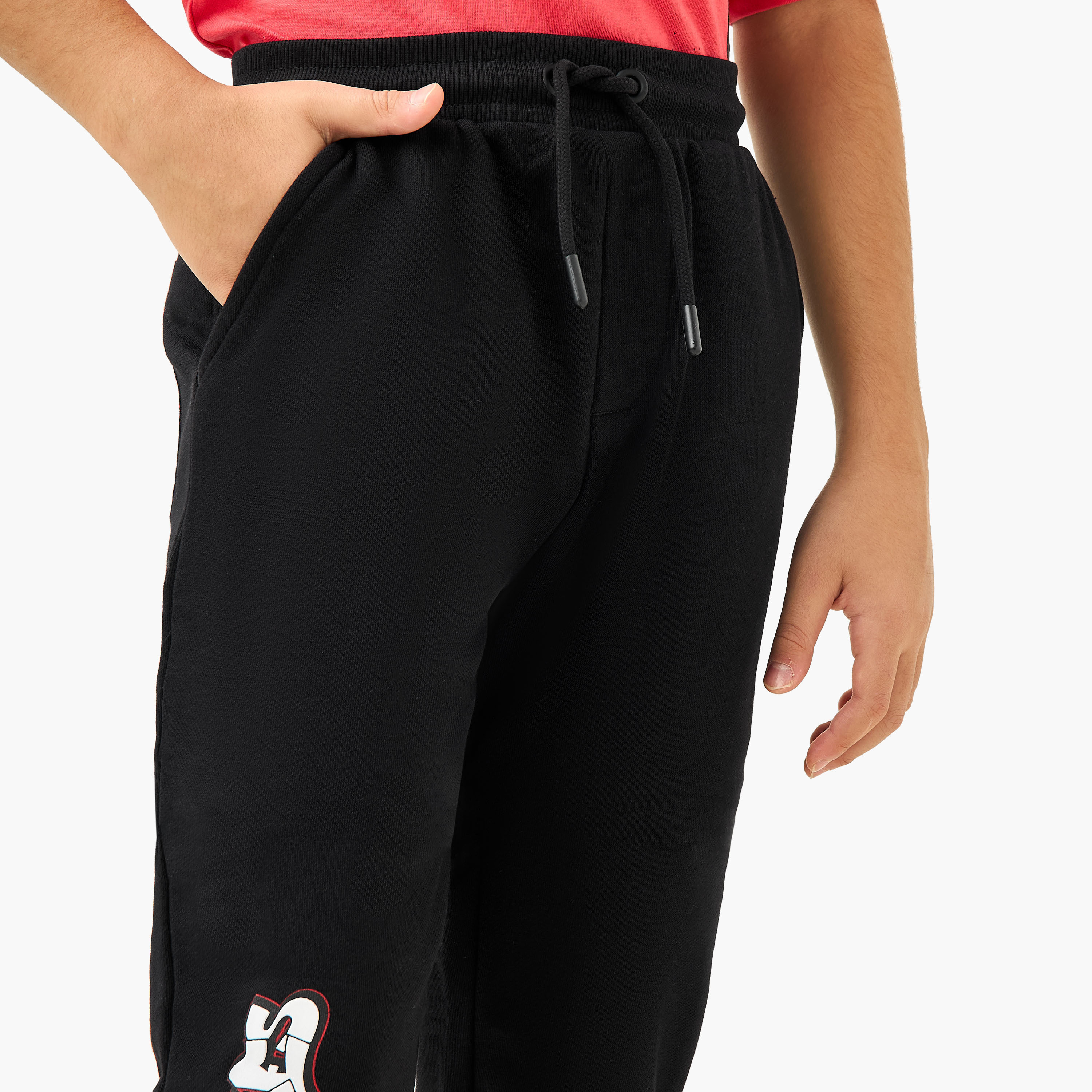 Miles Morales Print Joggers with Drawstring Closure-boys-clothing-bottoms-joggersandtrackpants-image-4