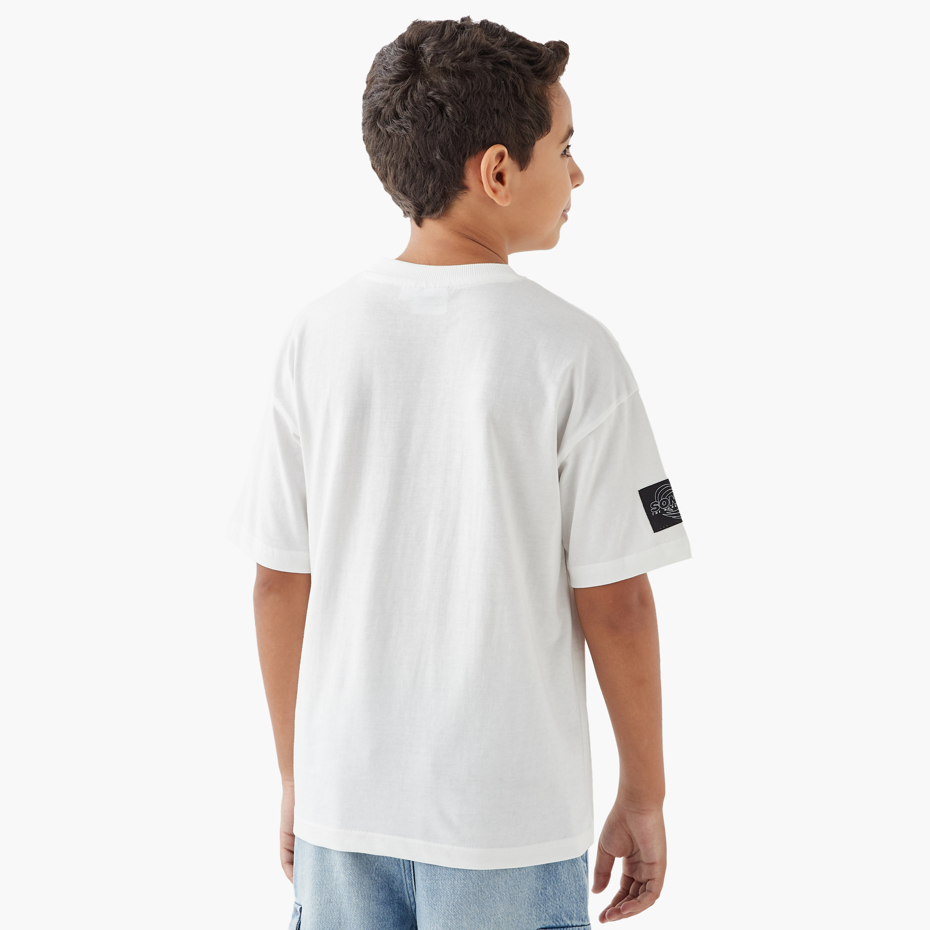 Sonic the Hedgehog Graphic Print T-shirt with Short Sleeves-boys-clothing-tshirtsandpolos-image-3
