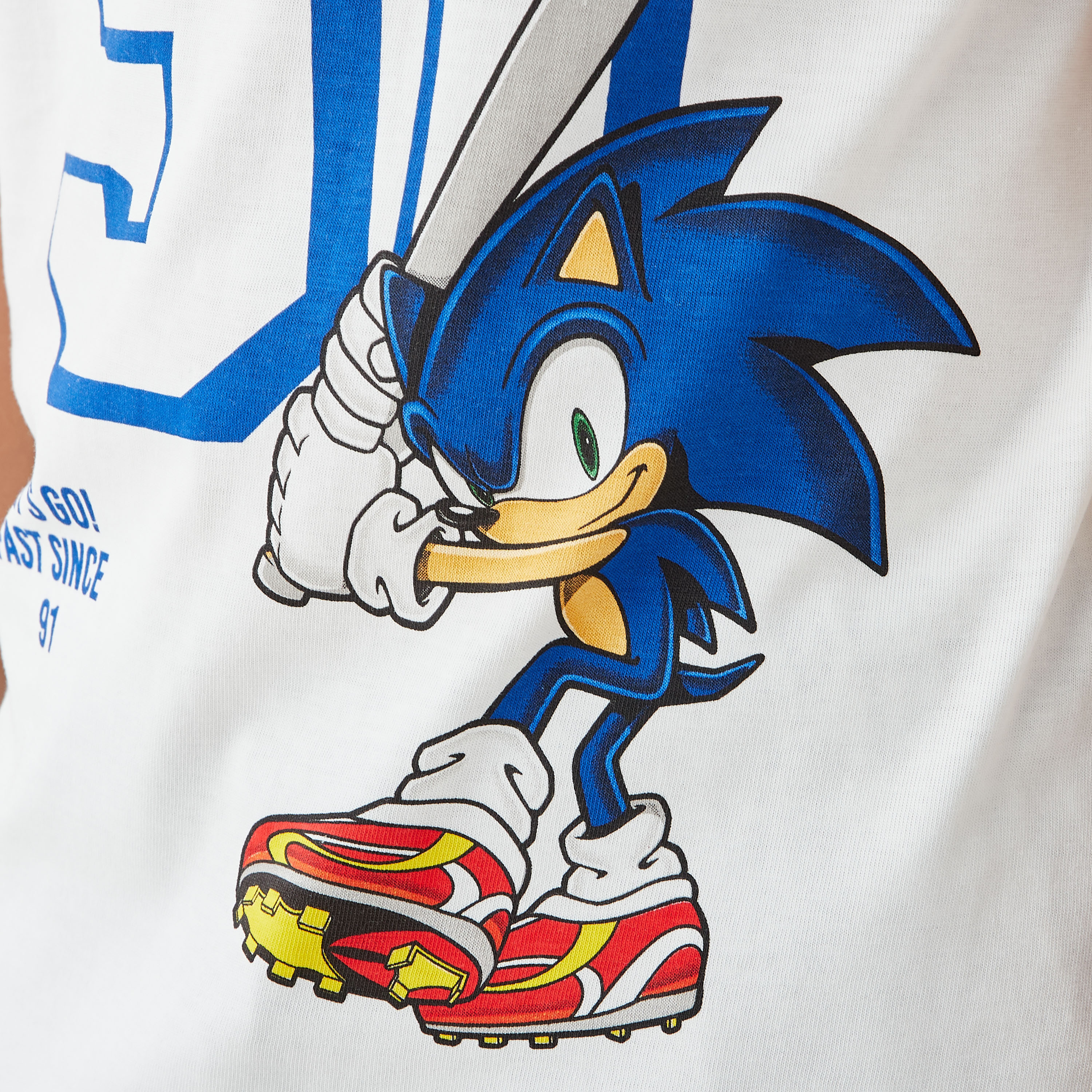 Sonic the Hedgehog Print T-shirt with Short Sleeves-boys-clothing-tshirtsandpolos-image-5