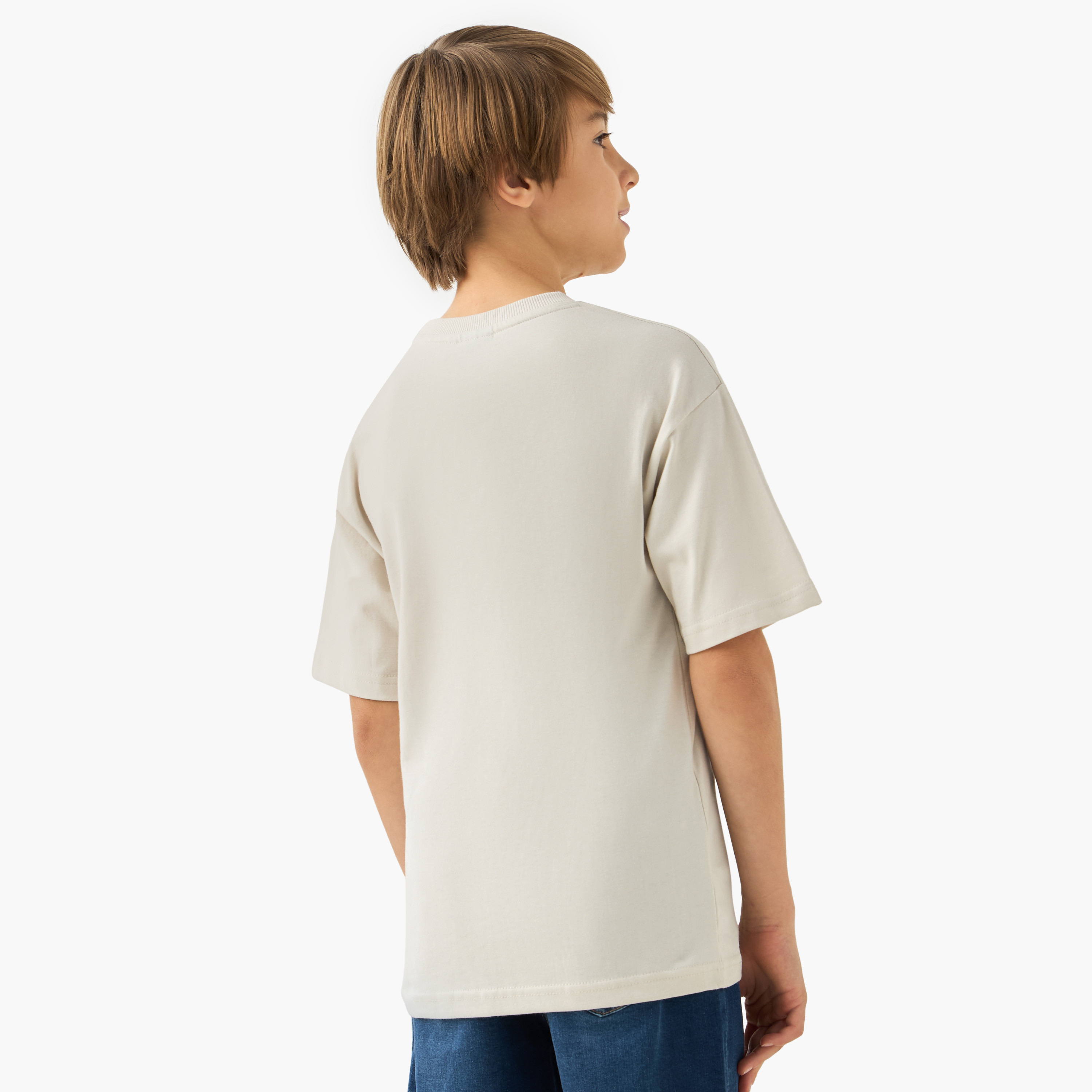 تيشيرت بياقة ضيقة وأكمام قصيرة بطبعات سونيك القنفذ-boys-clothing-tshirtsandpolos-image-4