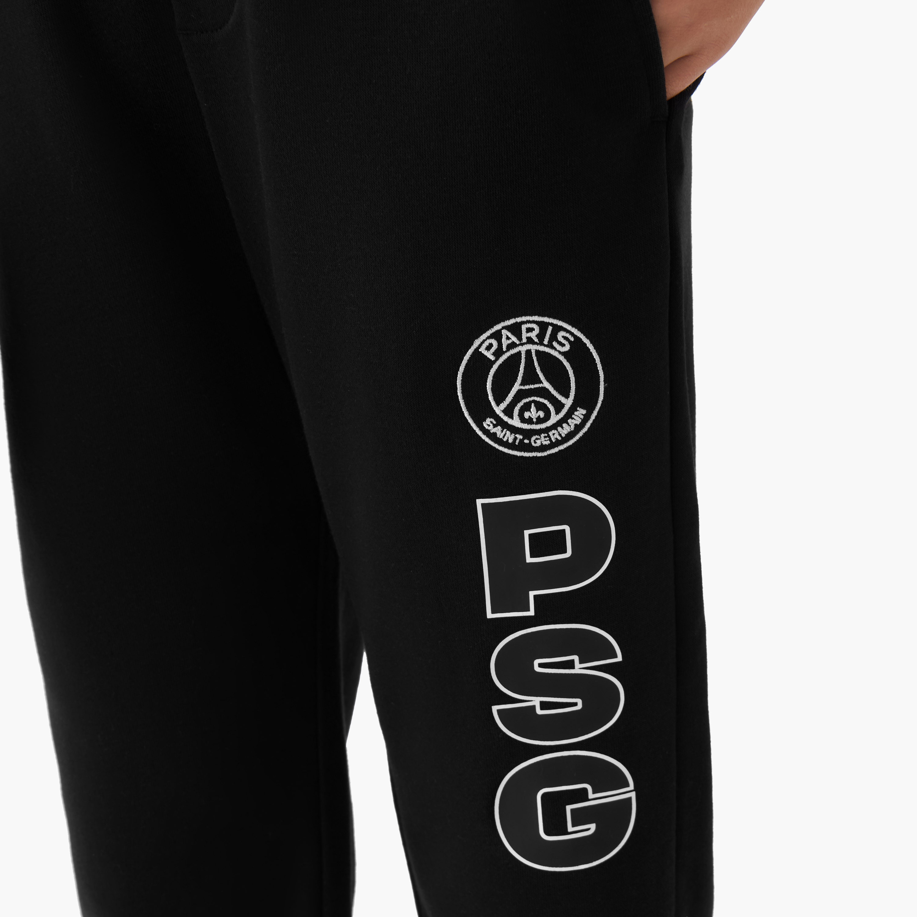 Juniors Boys Sweatshirt and Joggers Set with Paris Saint Germain Print - Cotton Blend - Hood-boys-clothing-setsandcoords-image-7