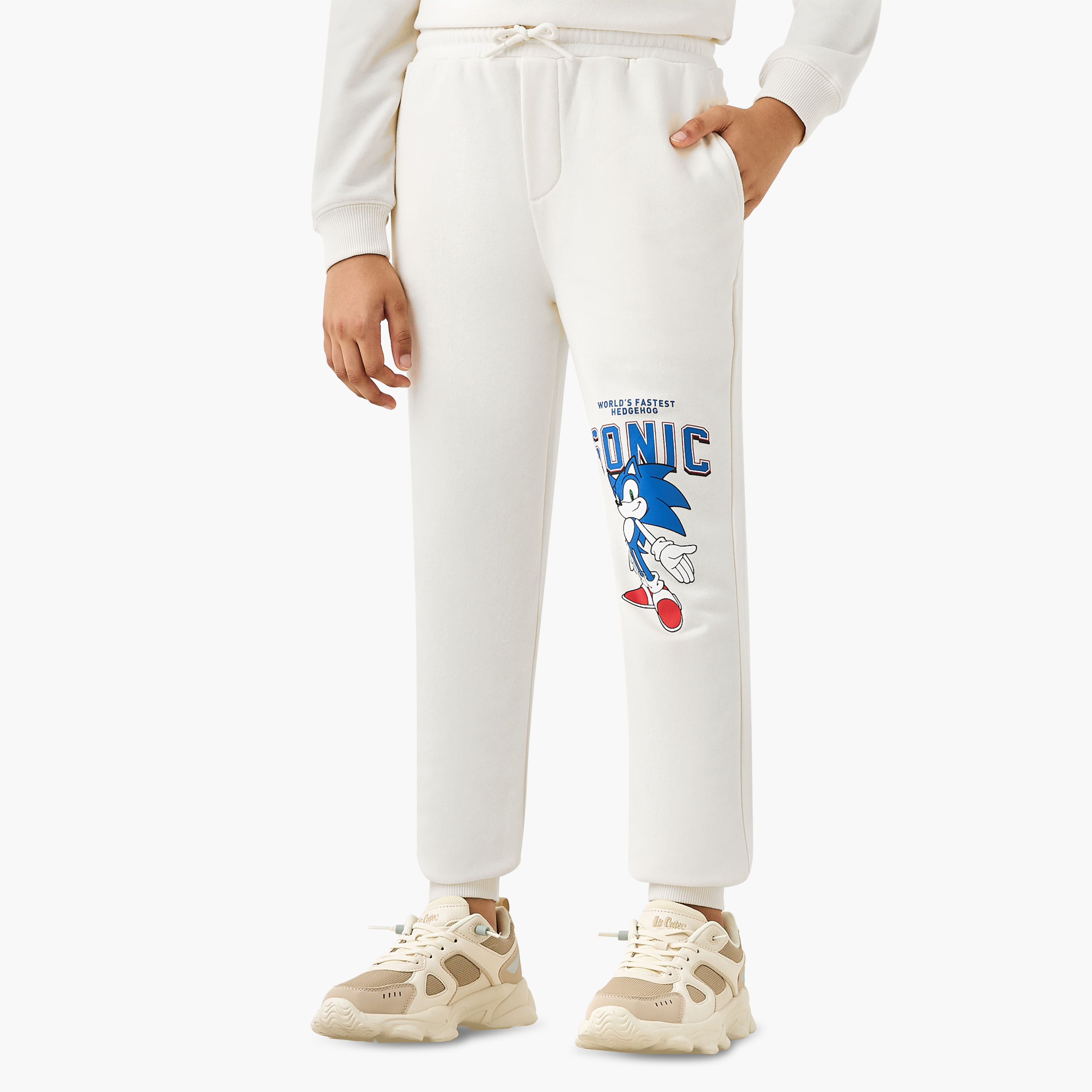 Sonic the Hedgehog Print Sweatshirt and Joggers Set-boys-clothing-setsandcoords-image-3