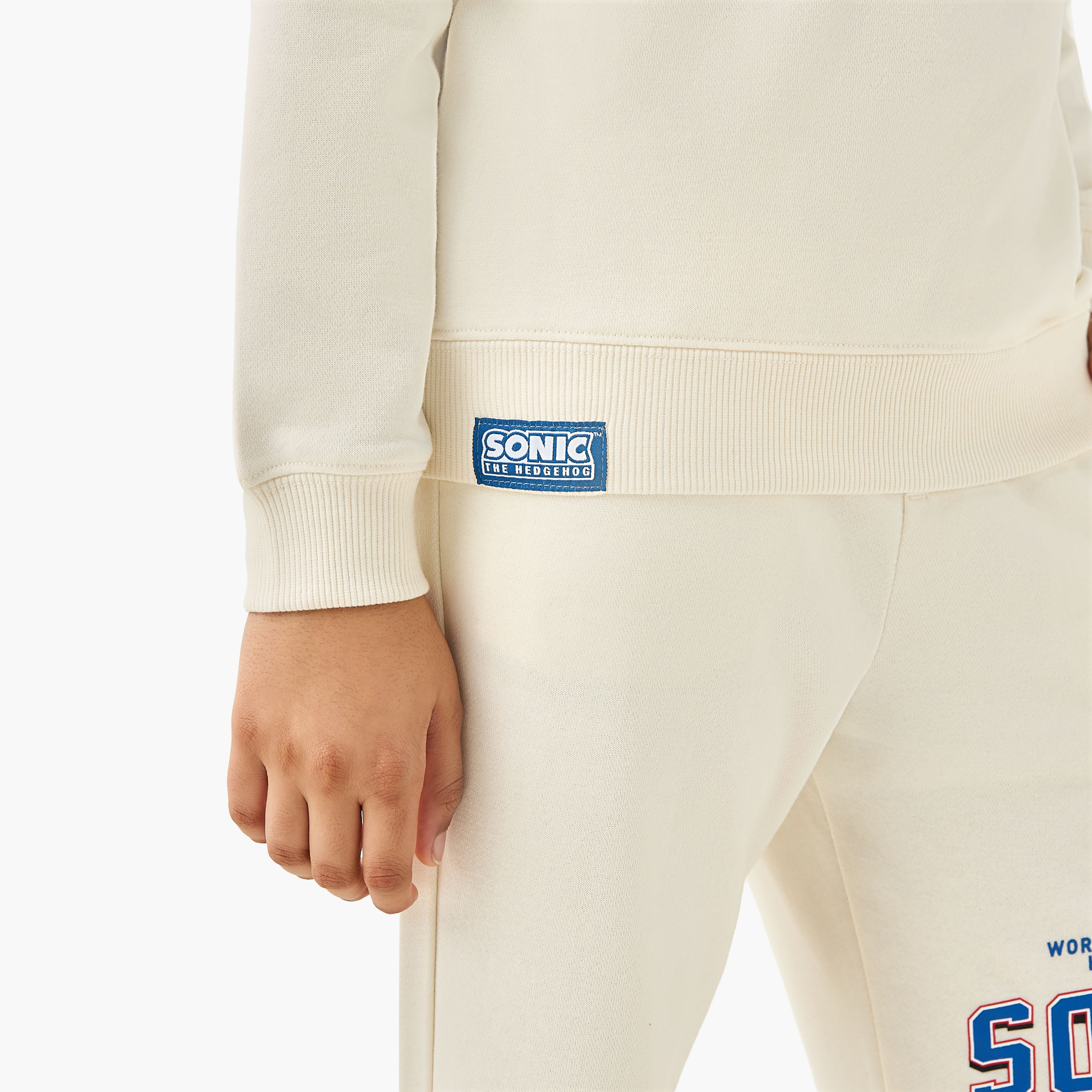 Sonic the Hedgehog Print Sweatshirt and Joggers Set-boys-clothing-setsandcoords-image-5