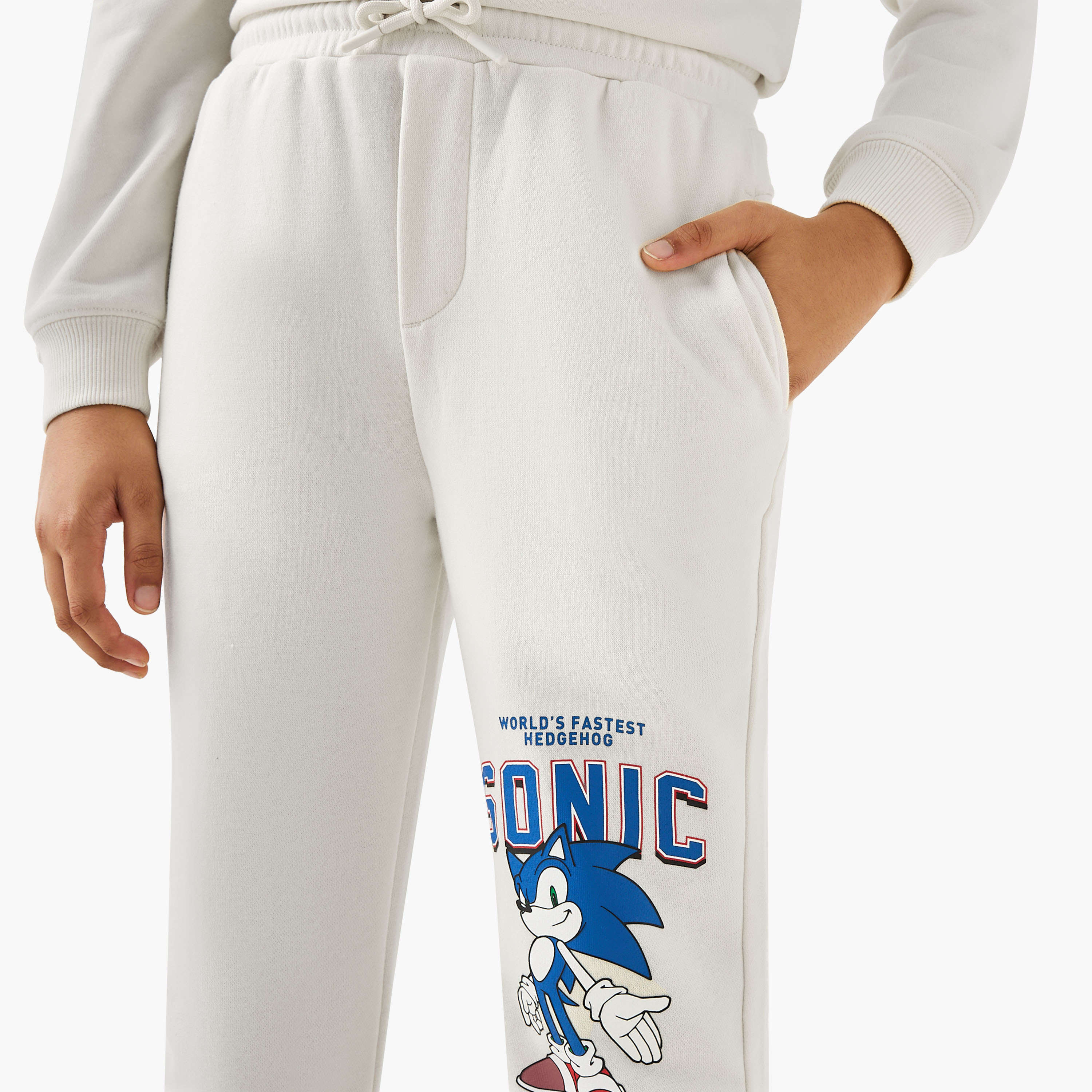 Sonic the Hedgehog Print Sweatshirt and Joggers Set-boys-clothing-setsandcoords-image-7