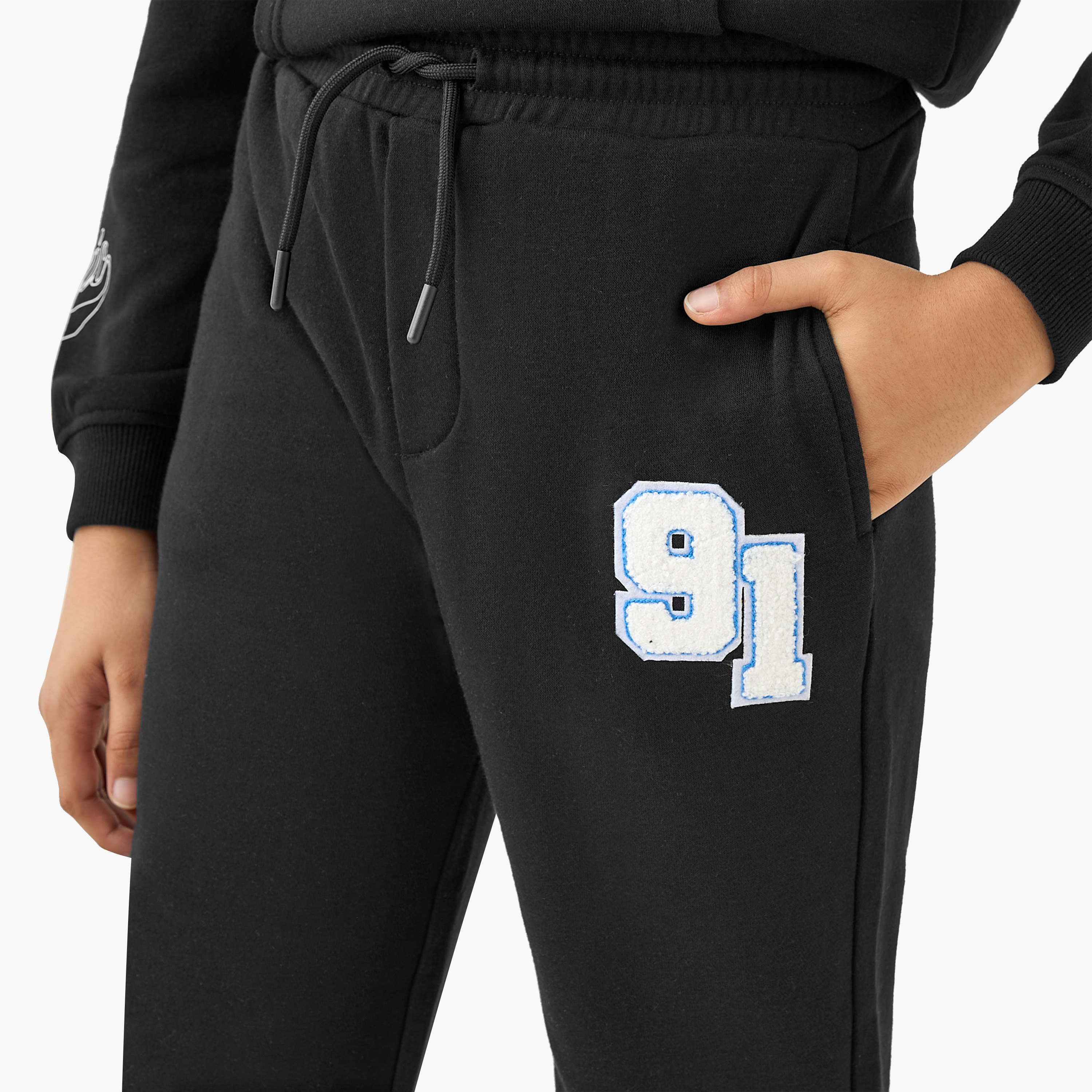 Sonic the Hedgehog Print Hooded Sweatshirt and Joggers Set-boys-clothing-setsandcoords-image-7