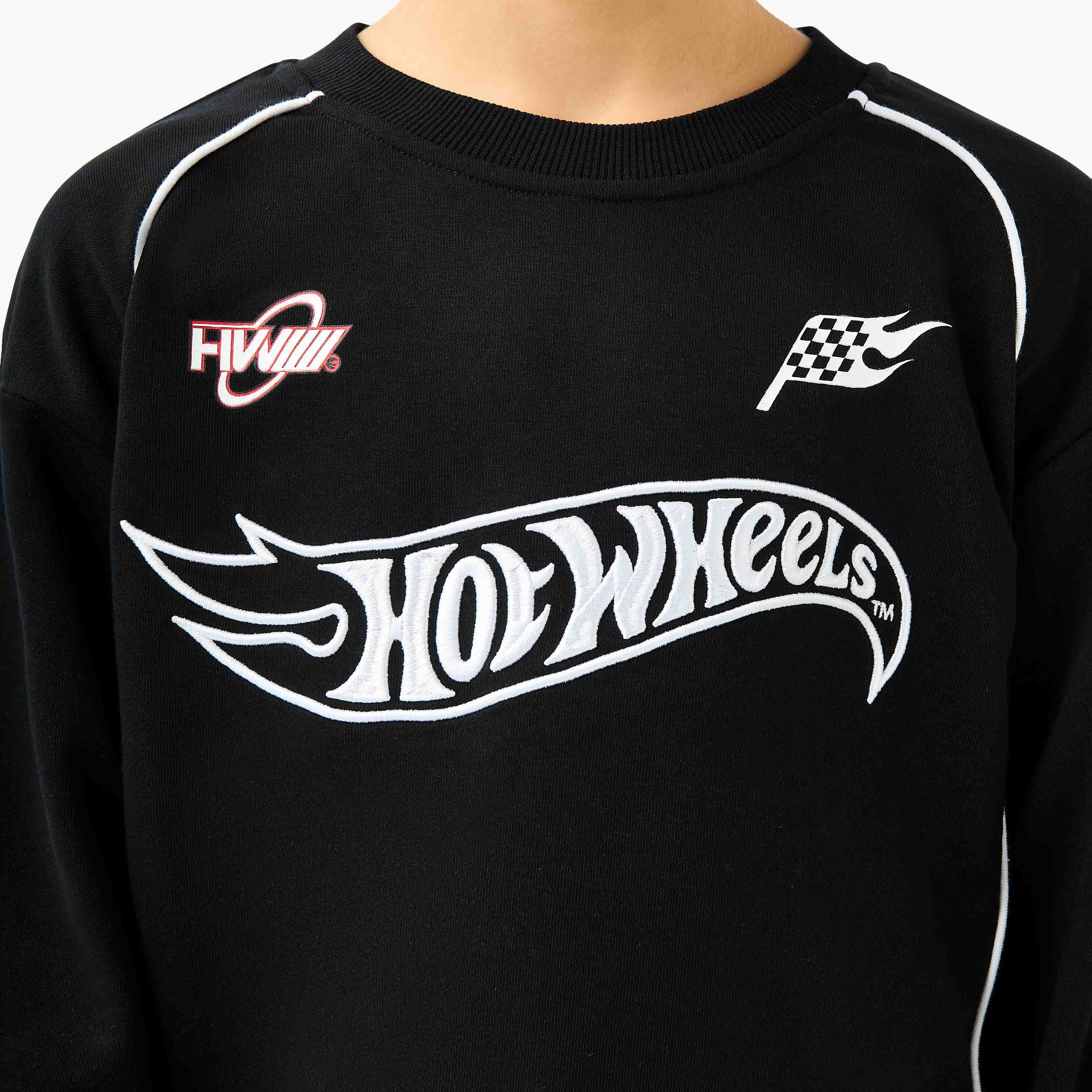 Hot Wheels Print Sweatshirt and Joggers Set-boys-clothing-setsandcoords-image-6