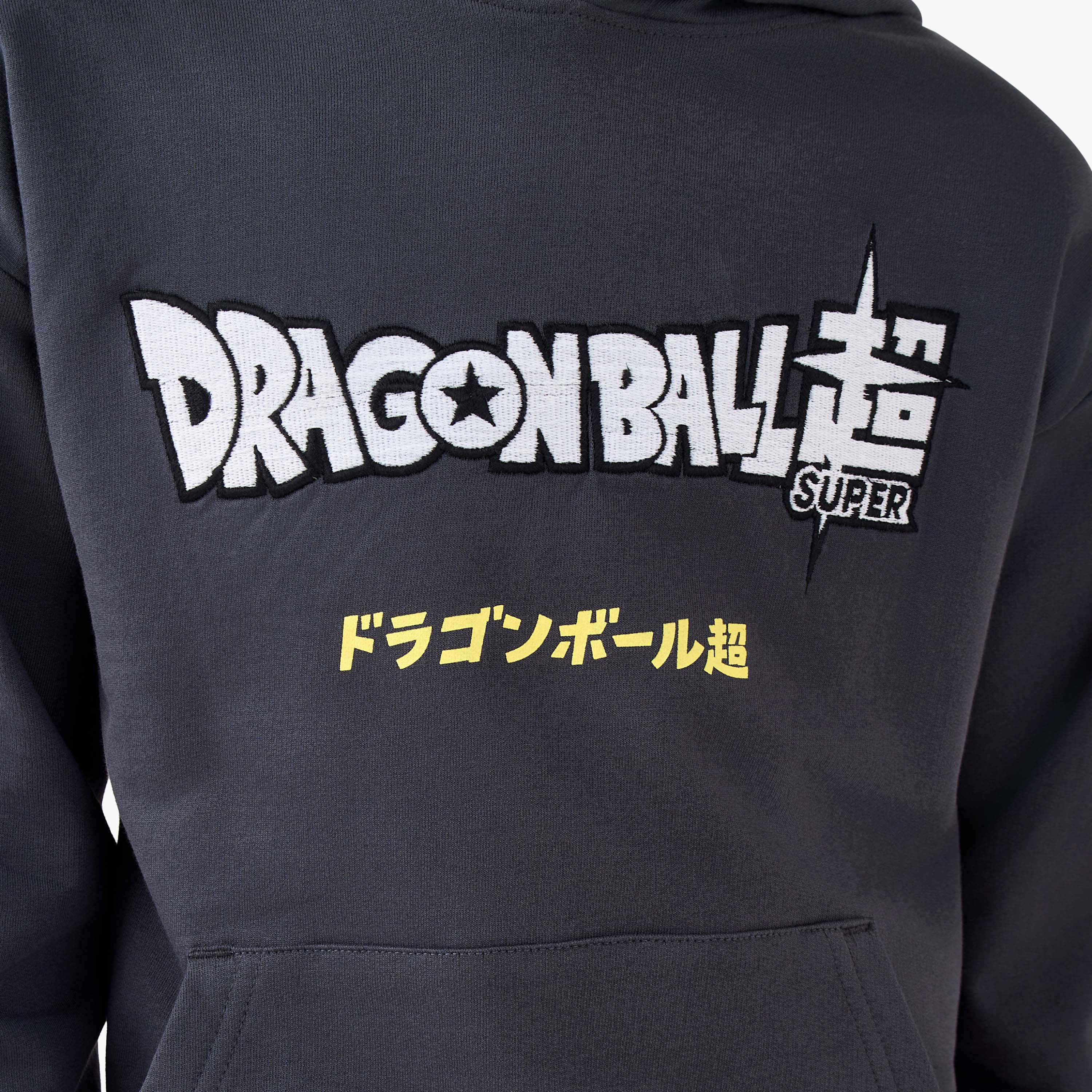 Spacetoon Boys Hooded Sweatshirt with Dragon Ball Super Print - Cotton - Long Sleeves-boys-clothing-winterwear-sweatshirts-image-5