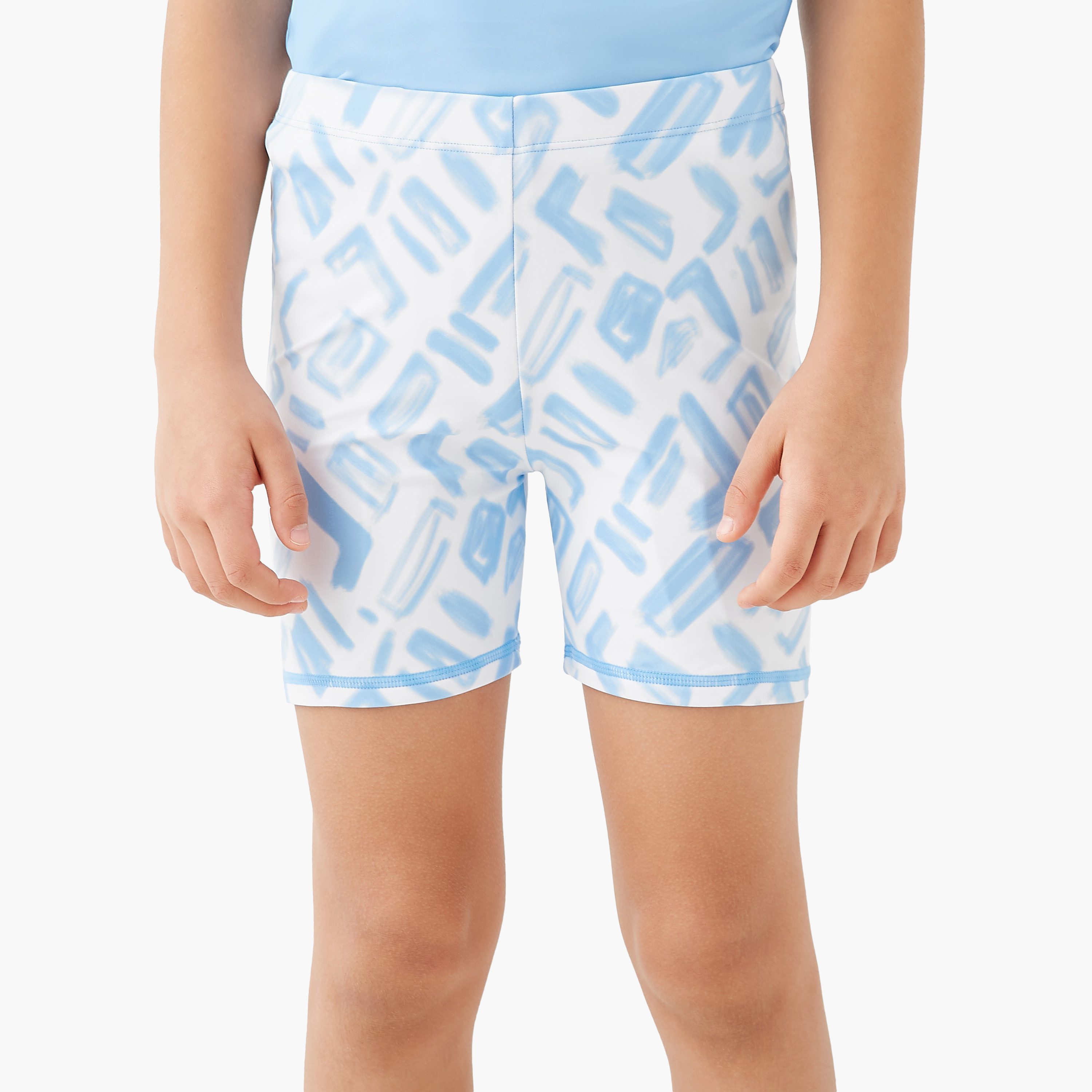 طقم تيشيرت وشورت سباحة بطبعات من جونيورز-boys-clothing-swimwear-image-4