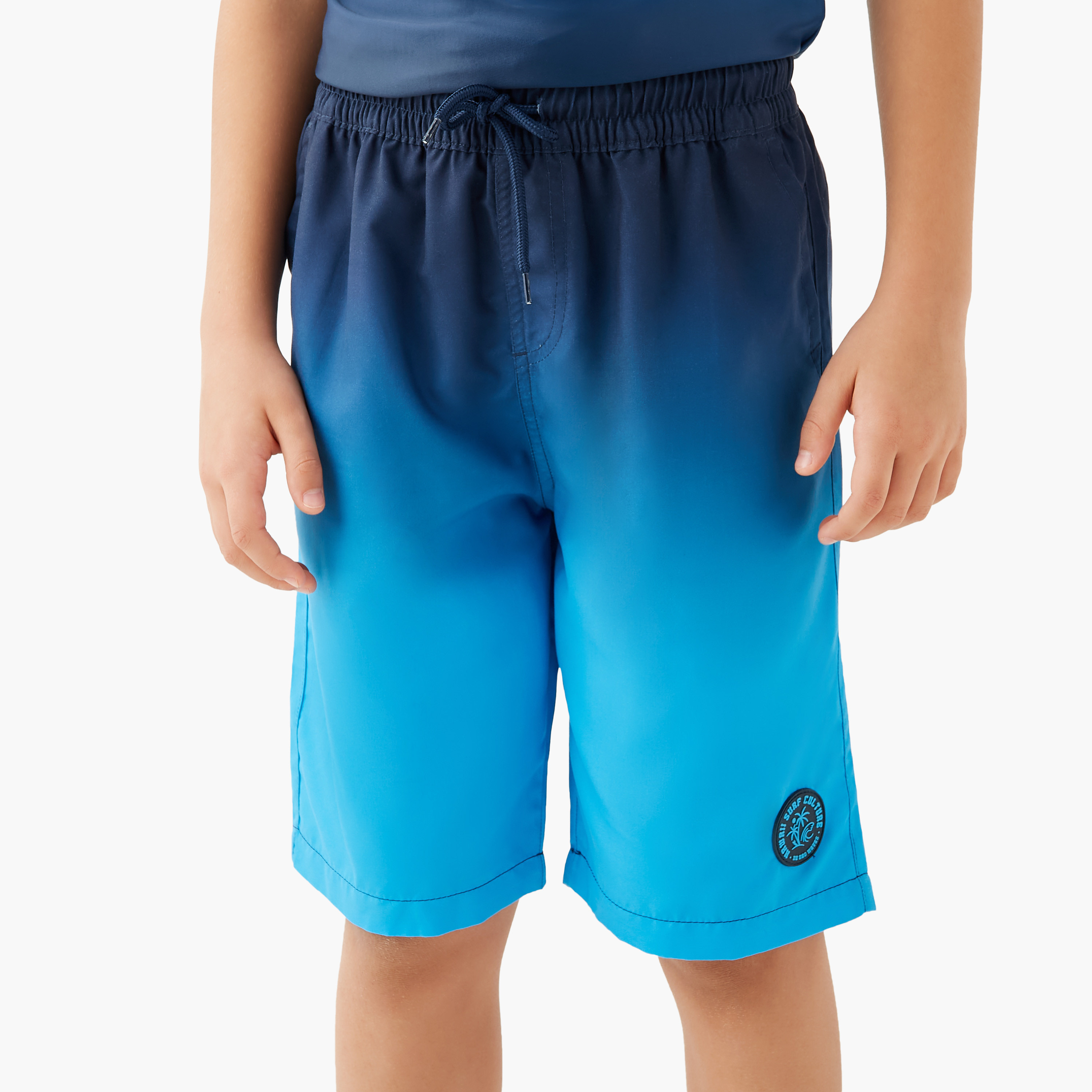 طقم تيشيرت وشورت سباحة متدرج اللون من جونيورز-boys-clothing-sportswear-swimwear-image-3