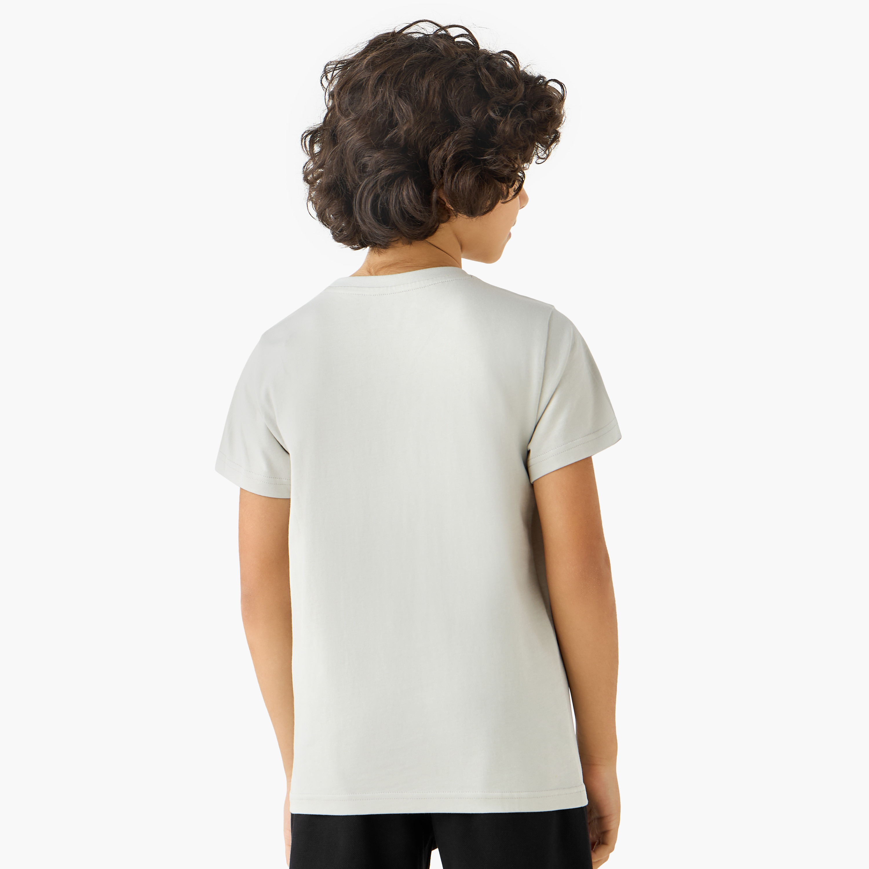 تيشيرت بياقة ضيقة وطبعات شعار من كابا-sports-boys-clothing-tops-image-3
