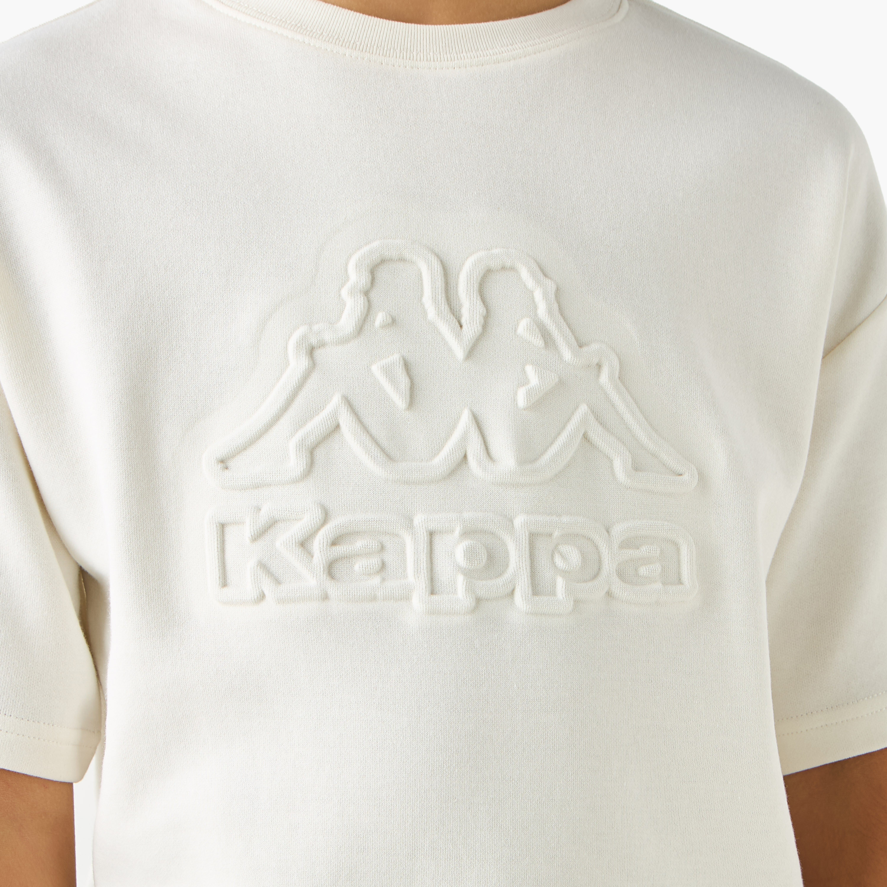 تيشيرت بأكمام قصيرة ونقوش شعار من كابا-boys-clothing-sportswear-tops-image-1