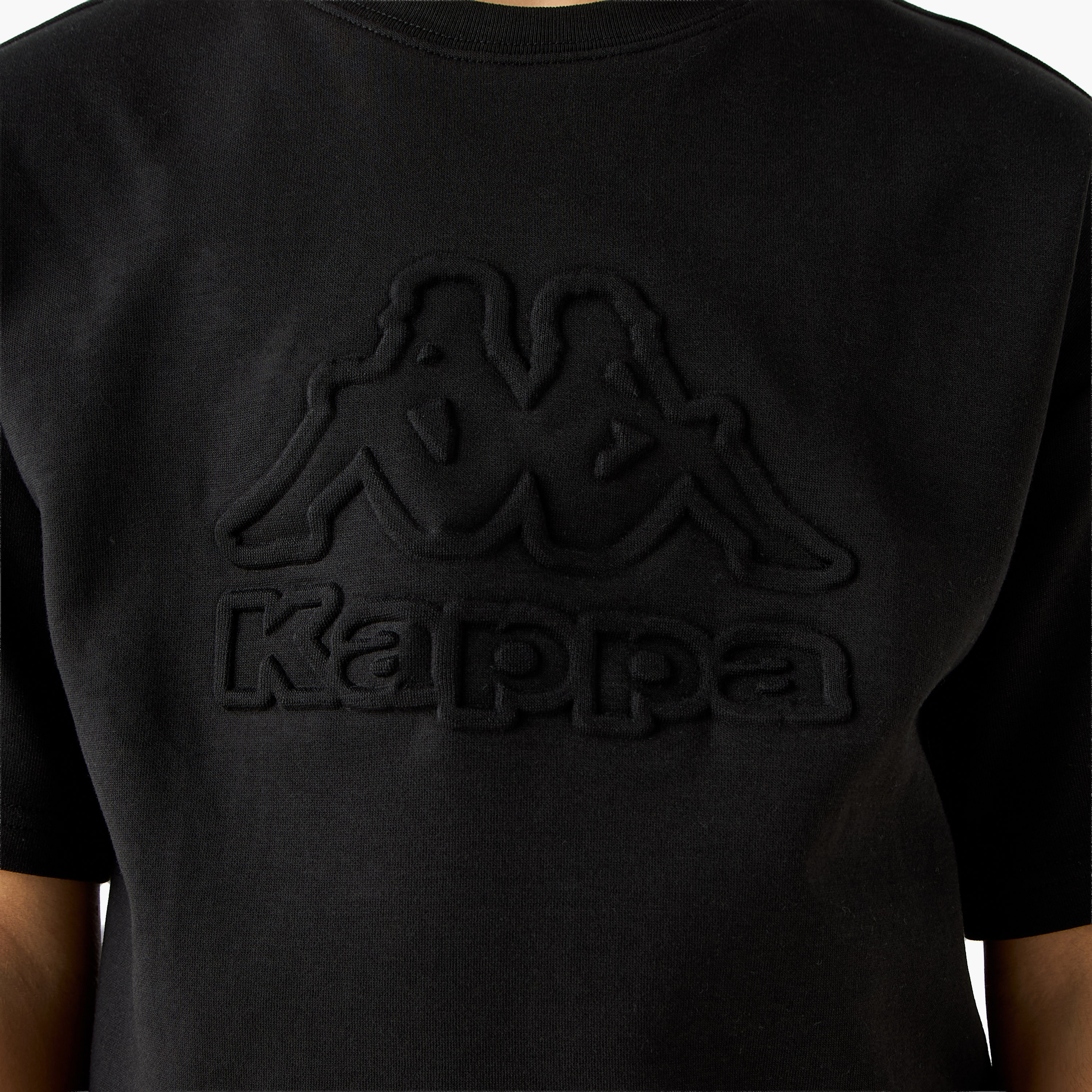 Kappa Logo Embossed T-shirt with Short Sleeves-boys-clothing-sportswear-tops-image-5