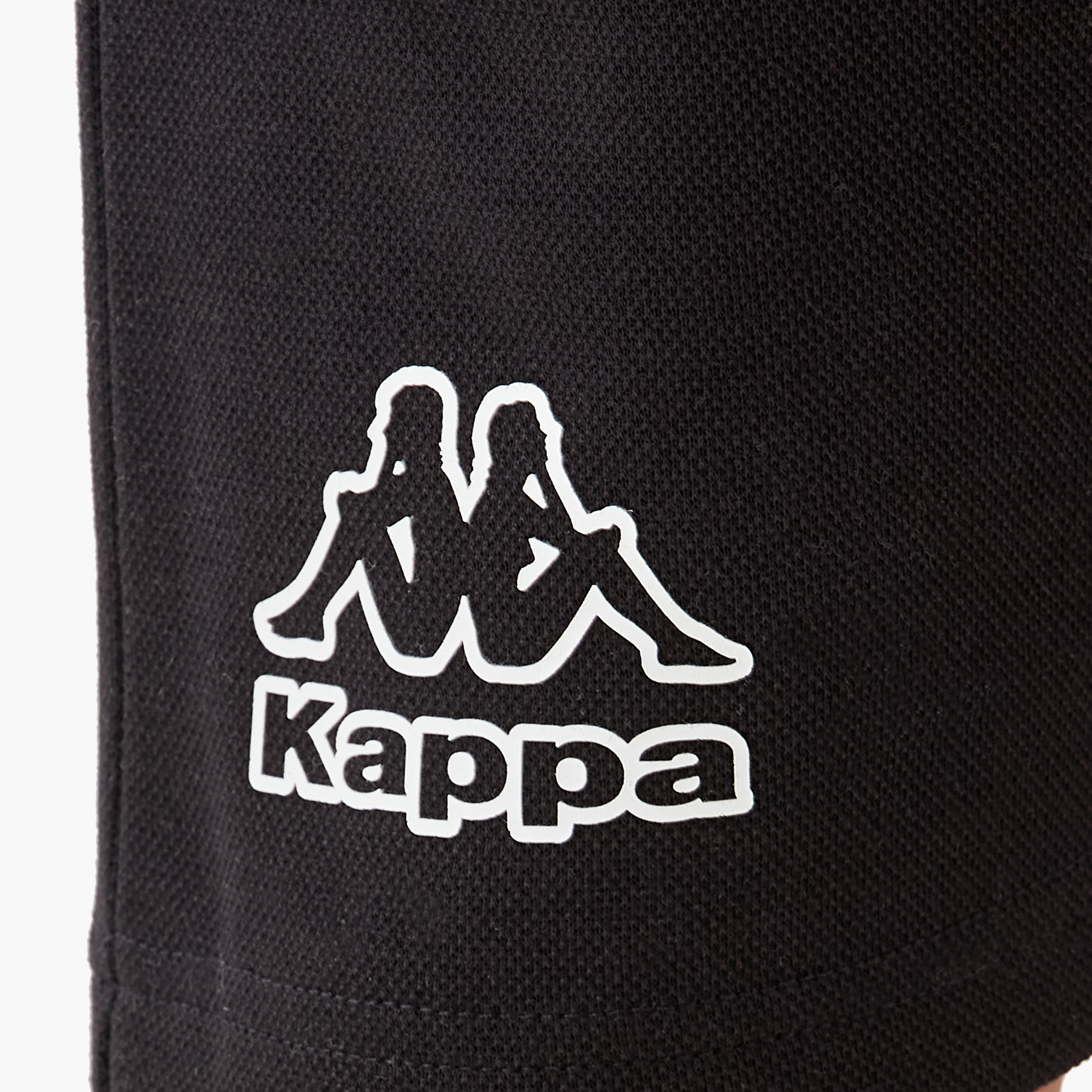 Kappa Logo Print Shorts with Drawstring Closure and Pockets-sports-boys-clothing-bottoms-shorts-image-5