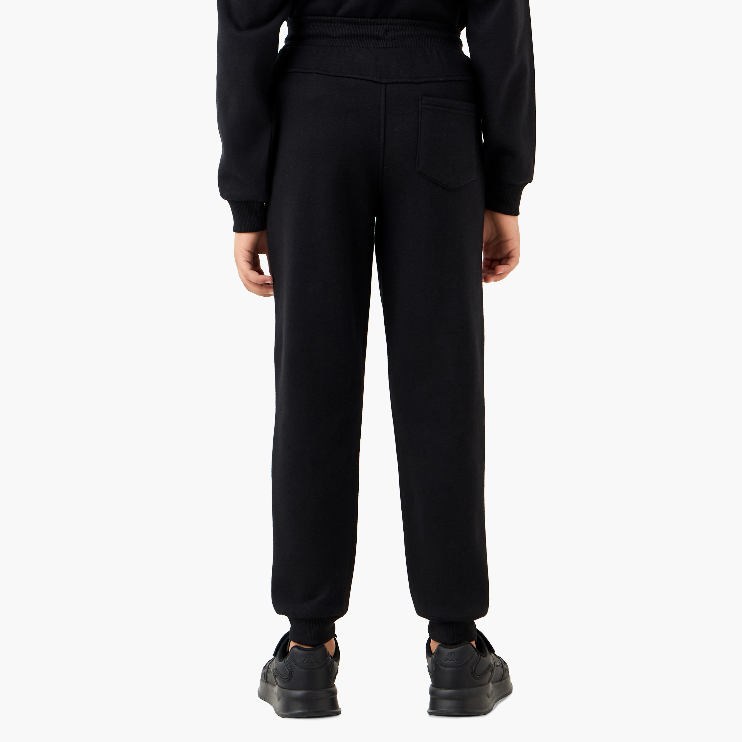 Kappa Logo Print Joggers with Pockets-boys-clothing-bottoms-joggersandtrackpants-image-3