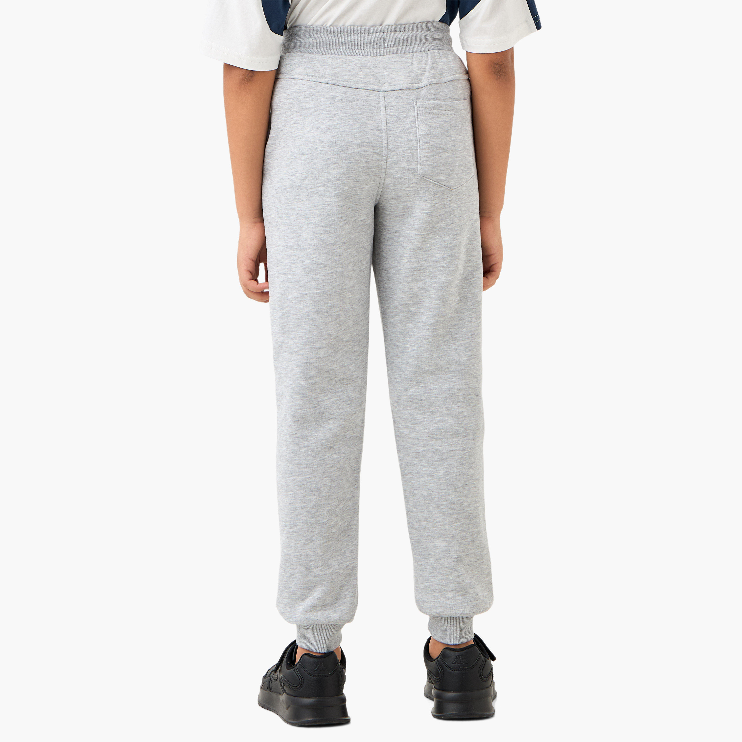 Kappa Logo Print Joggers with Pockets-boys-clothing-bottoms-joggersandtrackpants-image-3