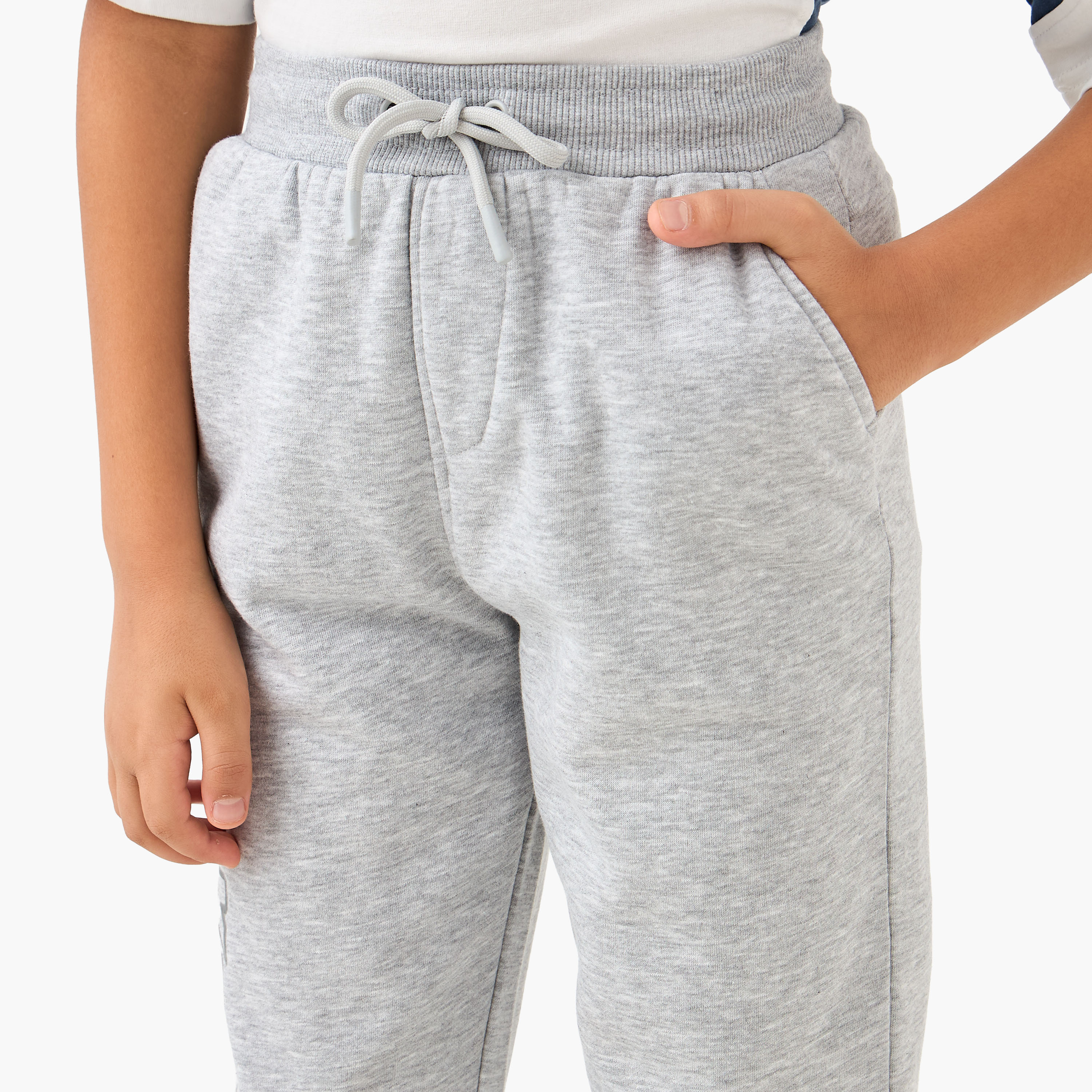 Kappa Logo Print Joggers with Pockets-boys-clothing-bottoms-joggersandtrackpants-image-4