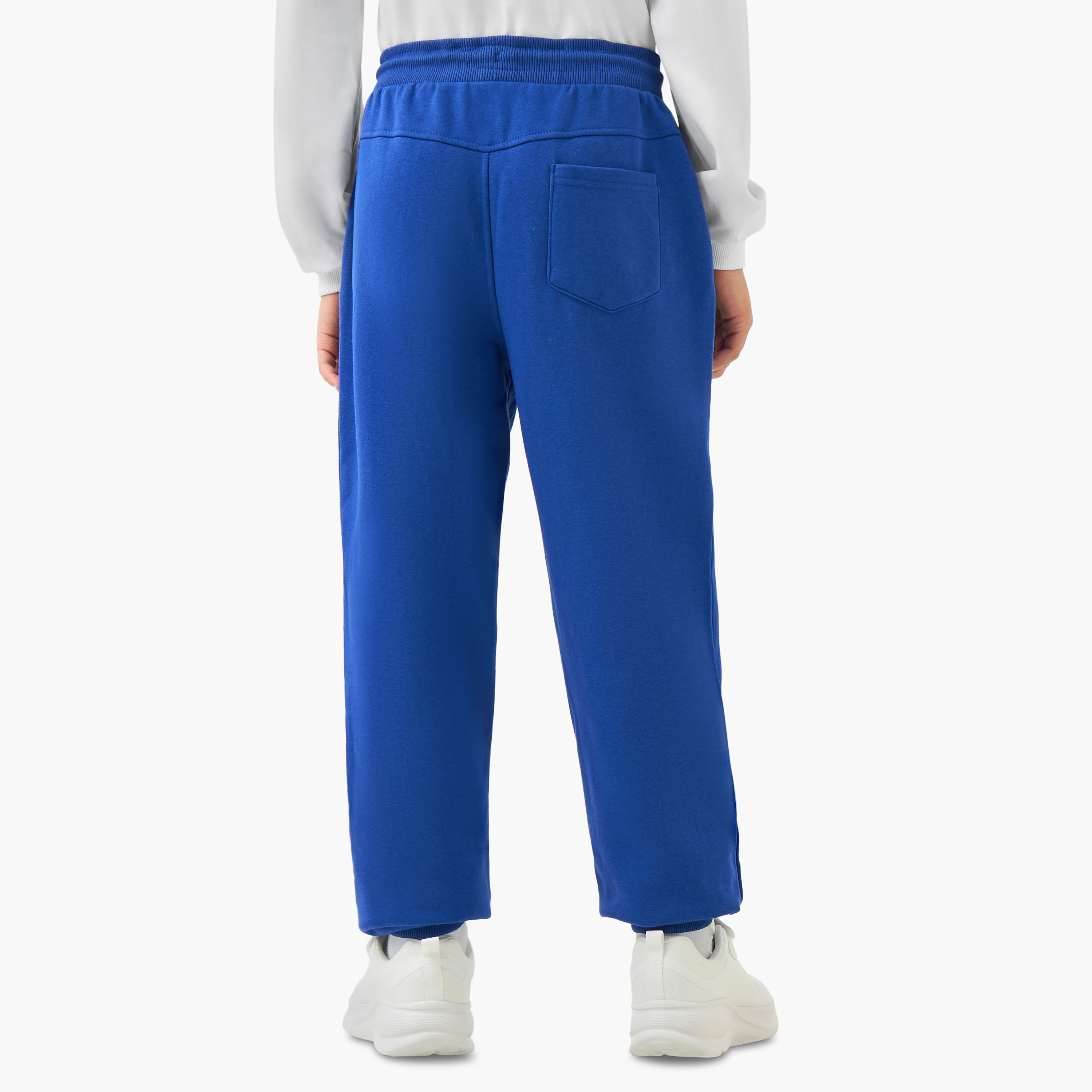 Kappa Boys Joggers with Logo Print - Elasticated Drawstring-boys-clothing-bottoms-joggersandtrackpants-image-3