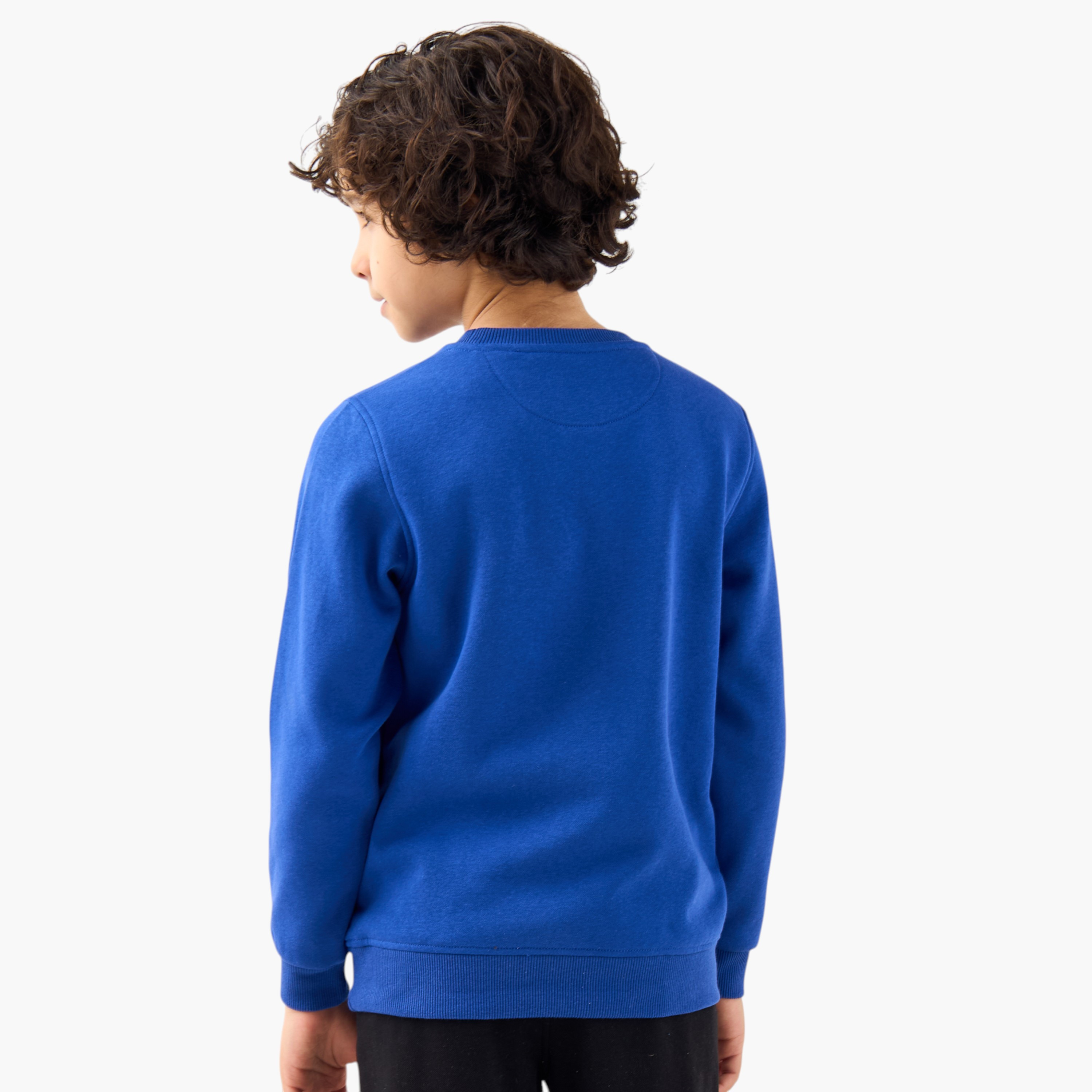 Kappa Boys Sweatshirt with Logo Print - Long Sleeves-boys-clothing-sweatshirts-image-3
