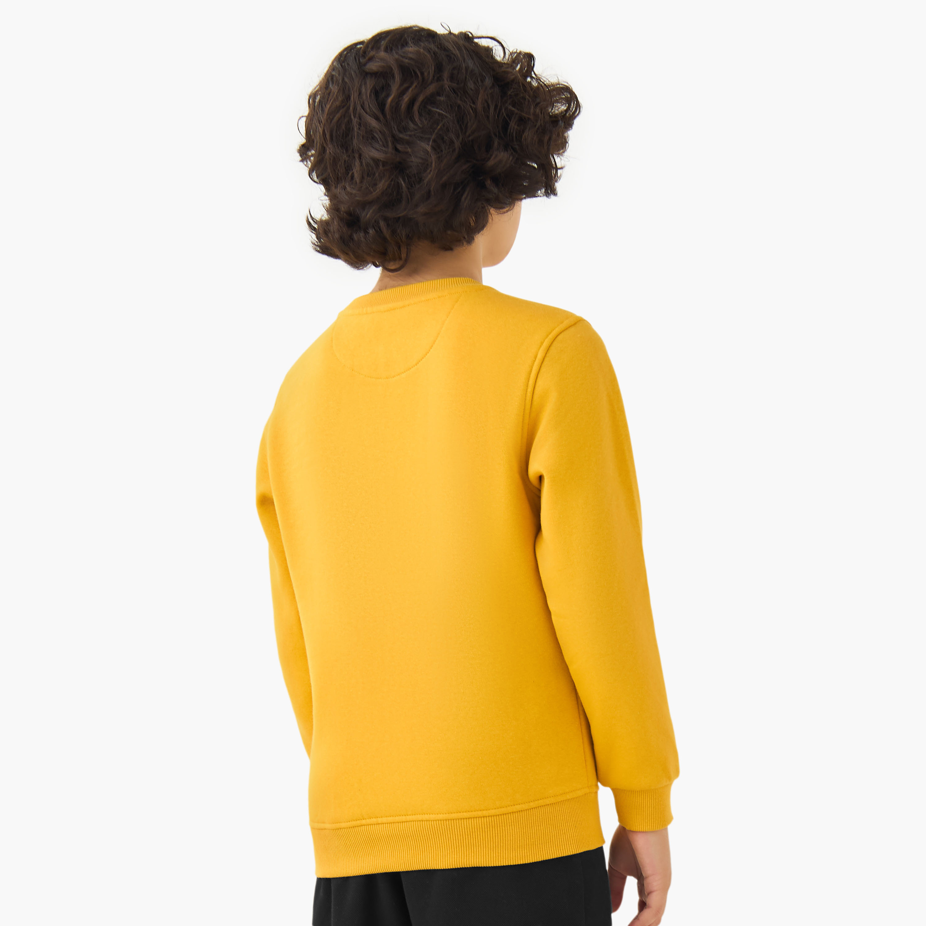 Kappa Boys Crew Neck Sweatshirt with Print - Long Sleeves-sports-boys-clothing-tops-image-3