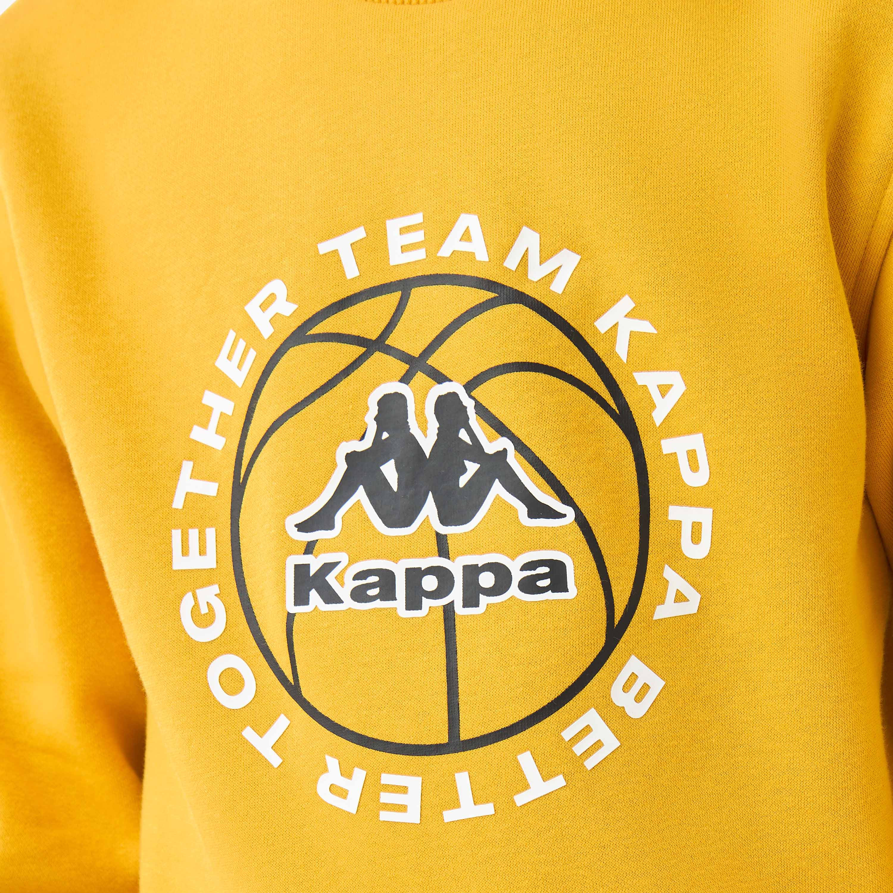 Kappa Boys Crew Neck Sweatshirt with Print - Long Sleeves-sports-boys-clothing-tops-image-5