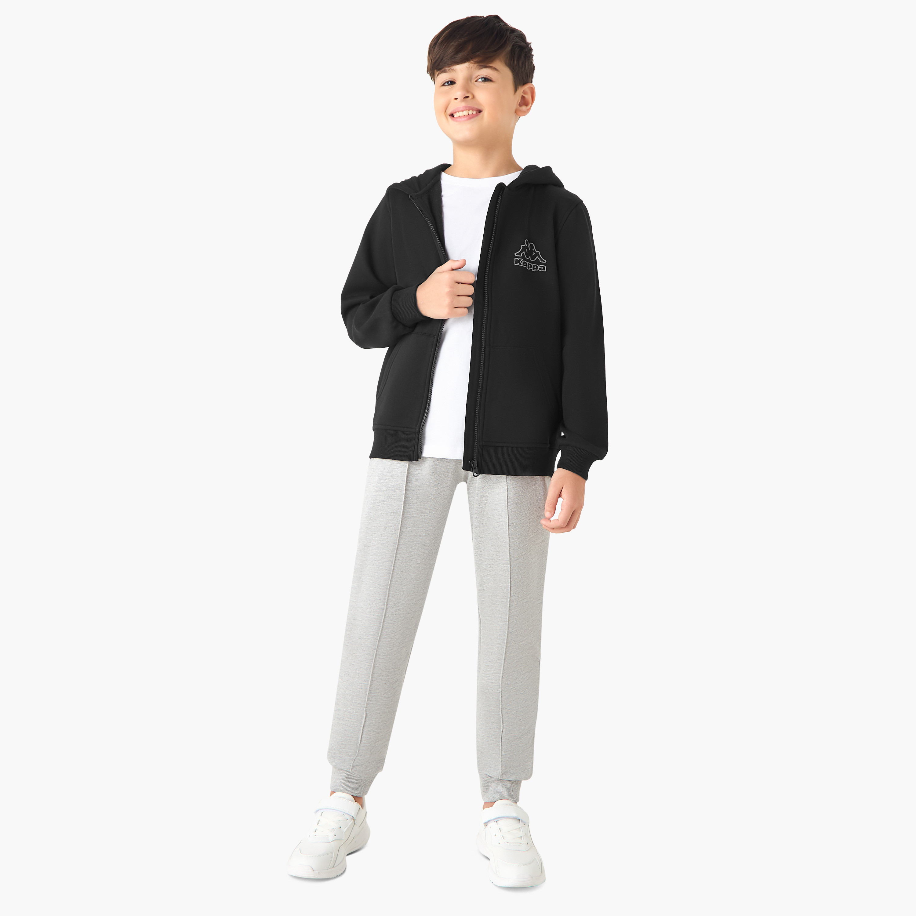 جاكيت بقبعة وطبعات الشعار من كابا-sports-boys-clothing-tops-image-2
