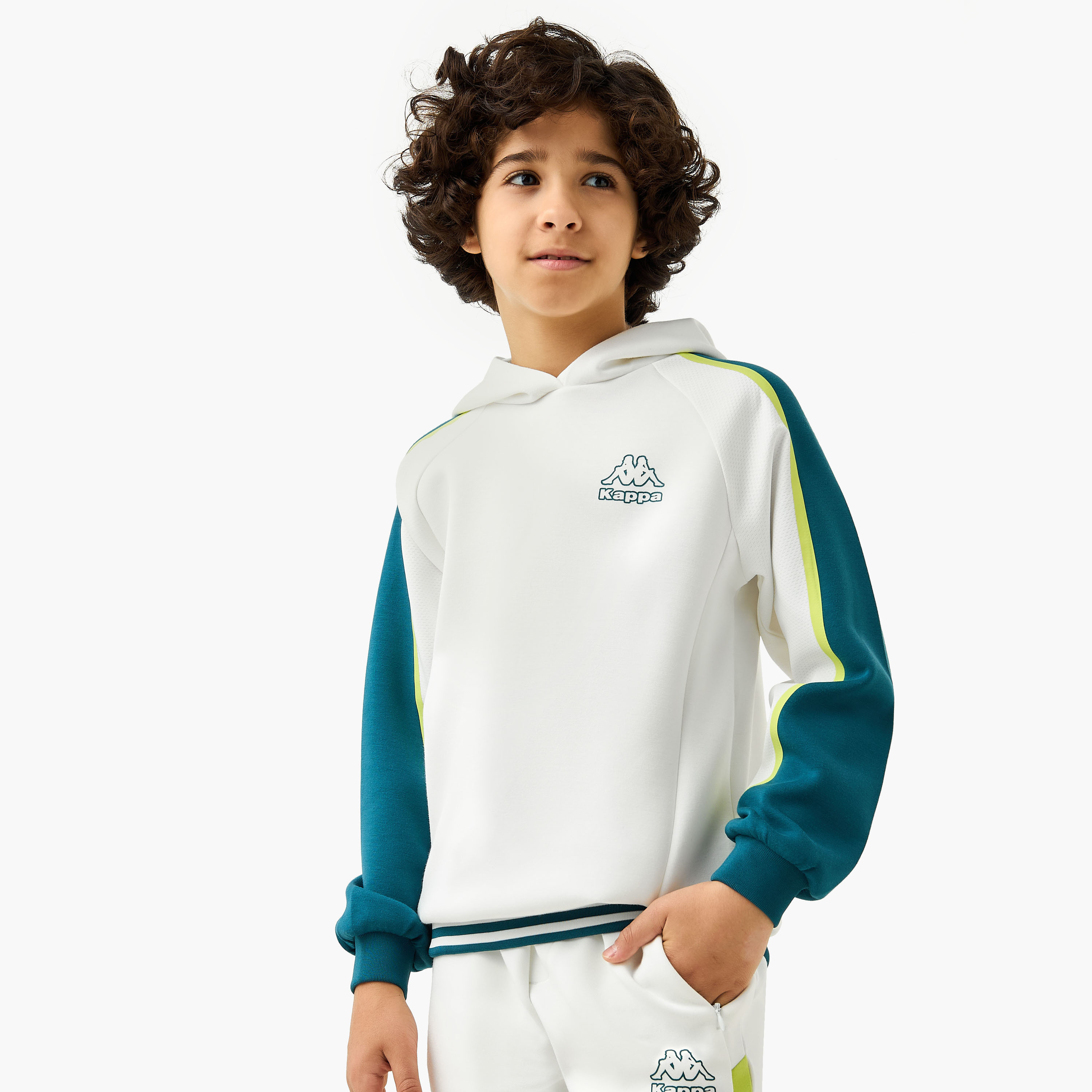 Kappa Colourblock Hooded Sweatshirt-boys-clothing-sweatshirts-image-1