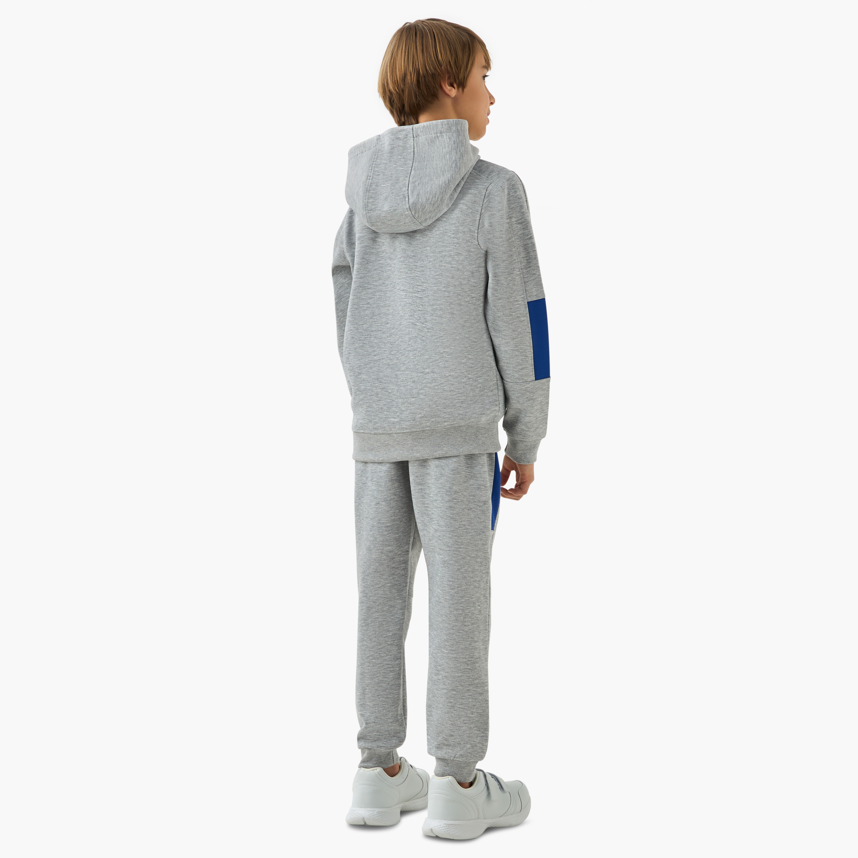 Kappa Logo Print Hooded Sweatshirt and Joggers Set-boys-clothing-setsandcoords-image-4