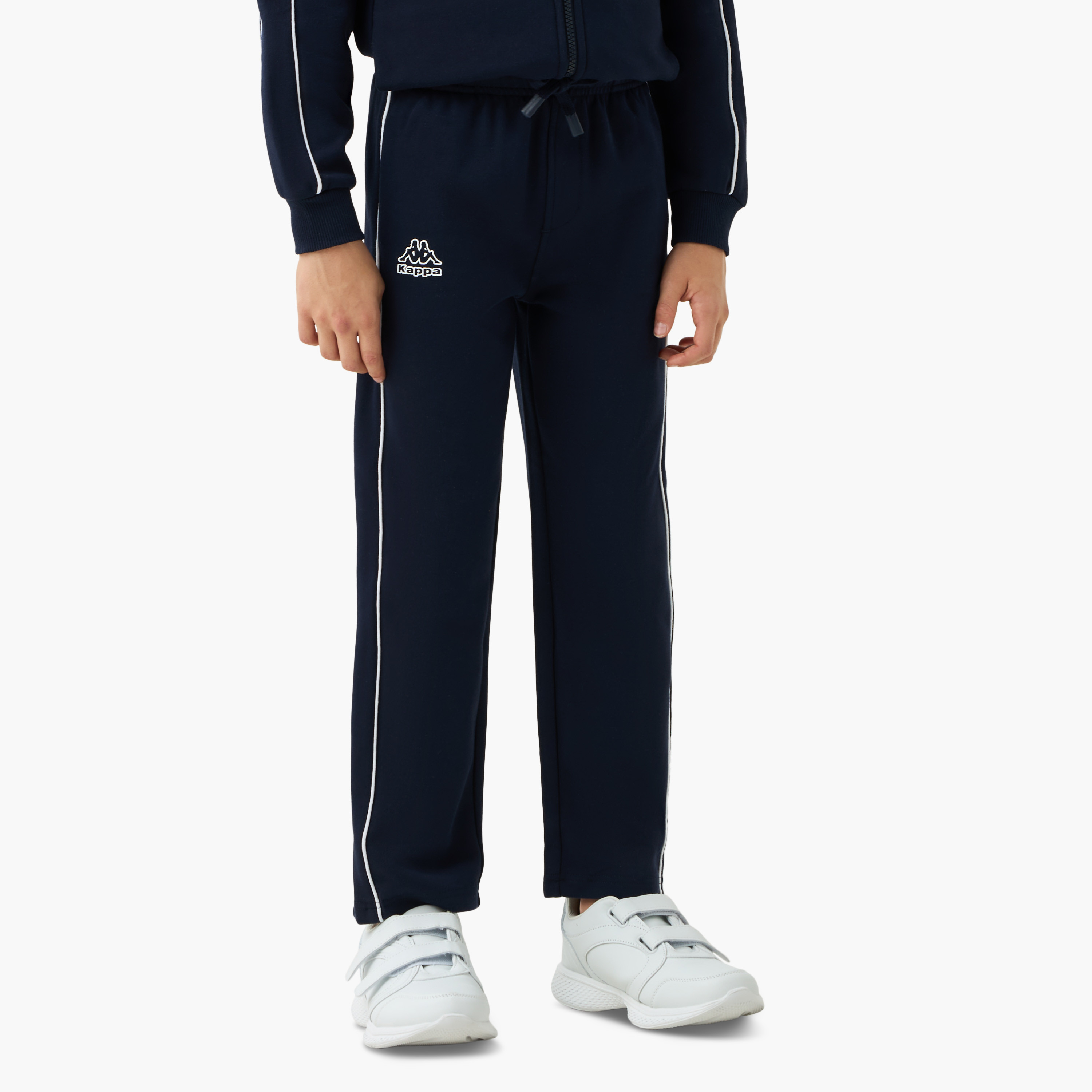 طقم سويت شيرت بطبعات شعار وبنطلون رياضي من كابا-boys-clothing-sportswear-sets-image-3
