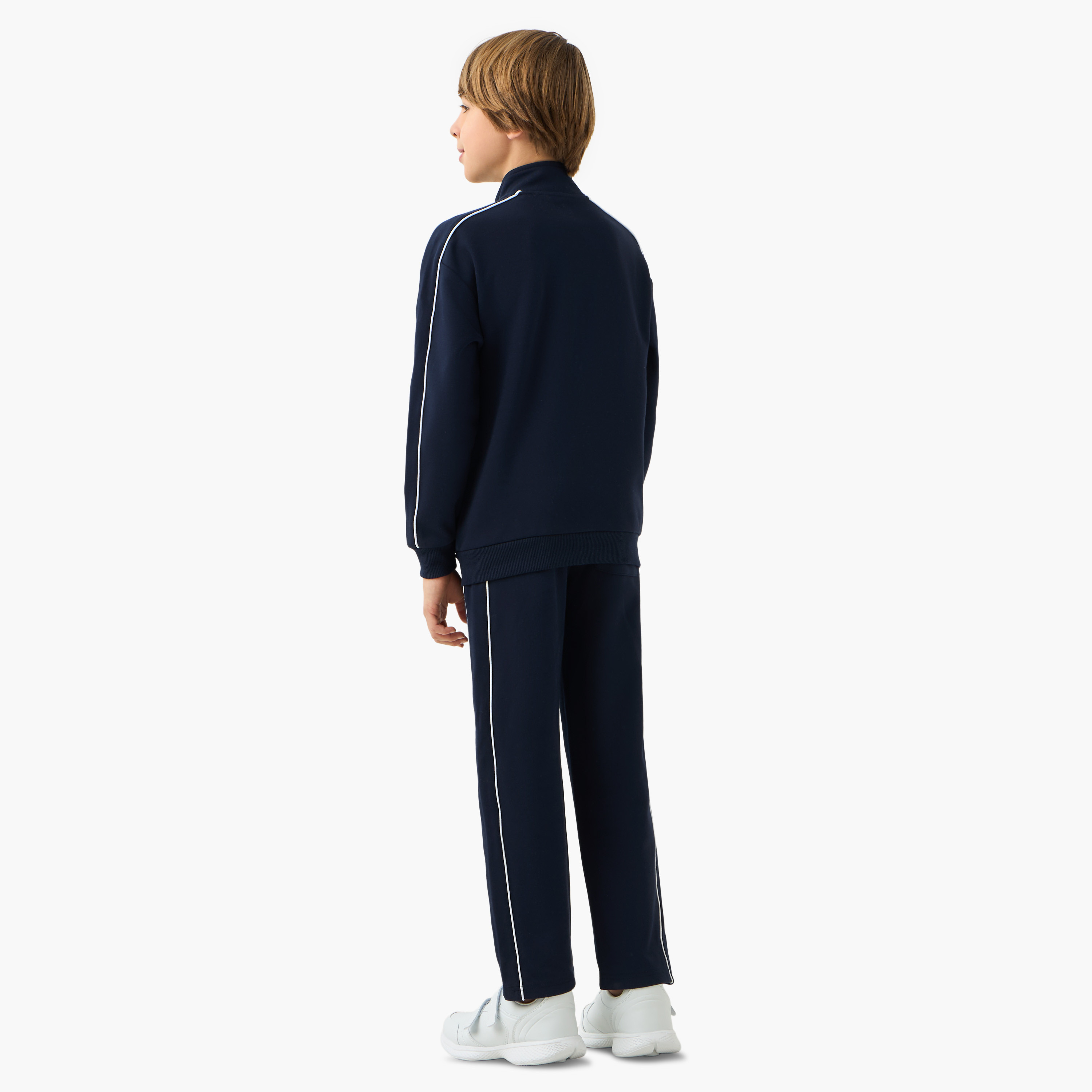 طقم سويت شيرت بطبعات شعار وبنطلون رياضي من كابا-boys-clothing-sportswear-sets-image-4