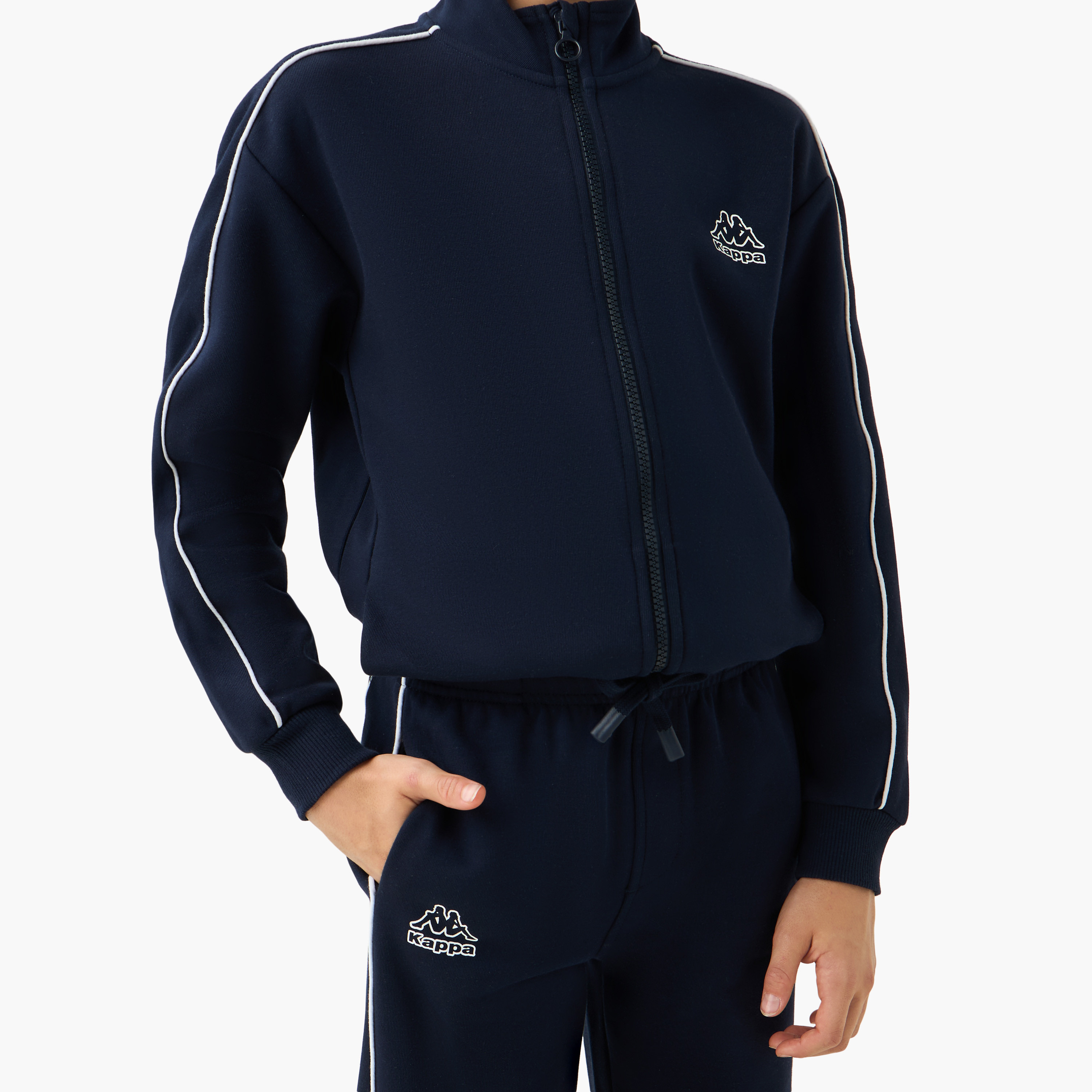 طقم سويت شيرت بطبعات شعار وبنطلون رياضي من كابا-boys-clothing-sportswear-sets-image-5