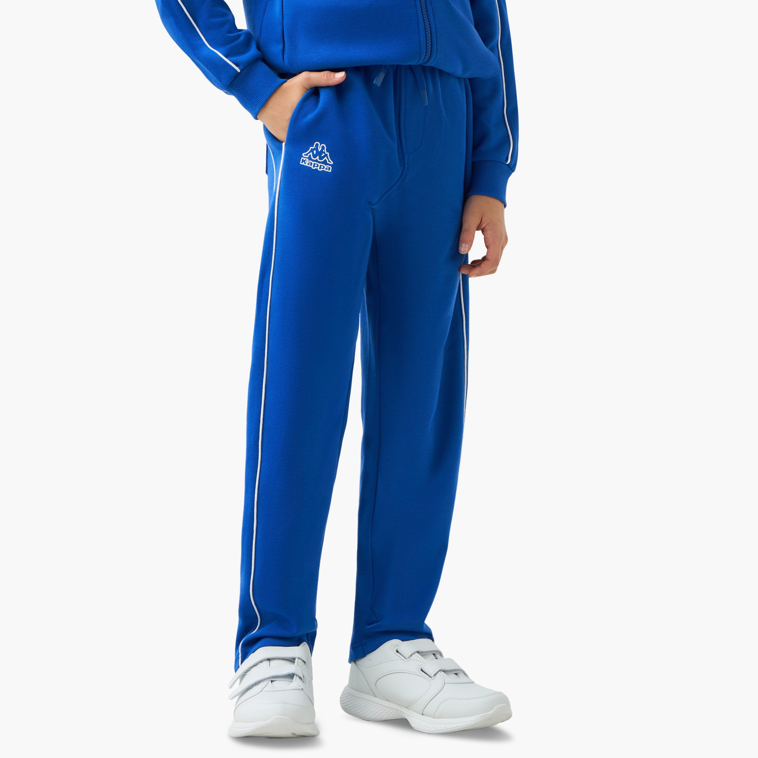 Kappa Logo Print Sweatshirt and Track Pants Set-boys-clothing-setsandcoords-image-3