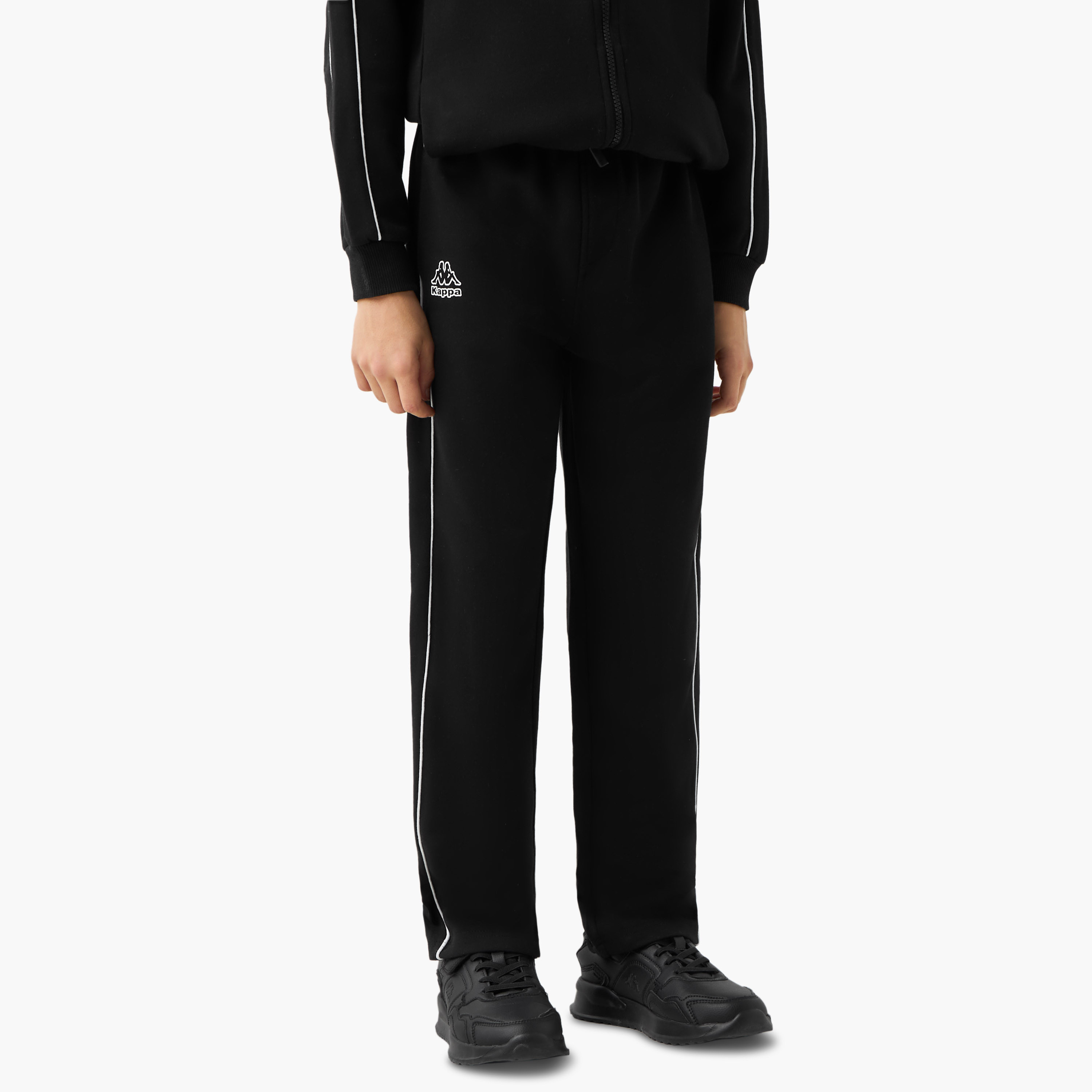 Kappa Logo Print Sweatshirt and Track Pants Set-boys-clothing-sportswear-sets-image-3
