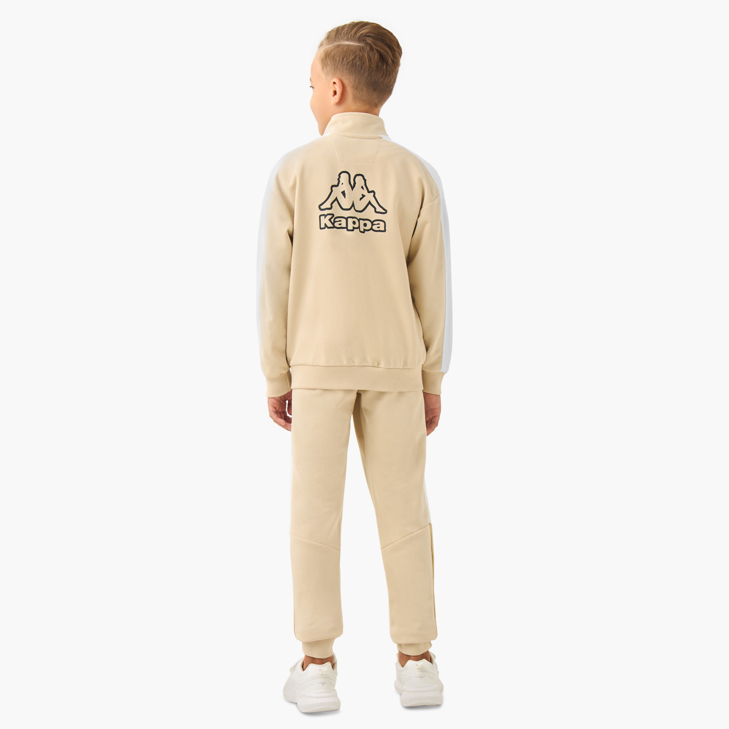 Kappa Boys Jacket and Joggers Set with Panel Detail - Long Sleeves - High Neck-boys-clothing-sportswear-sets-image-4