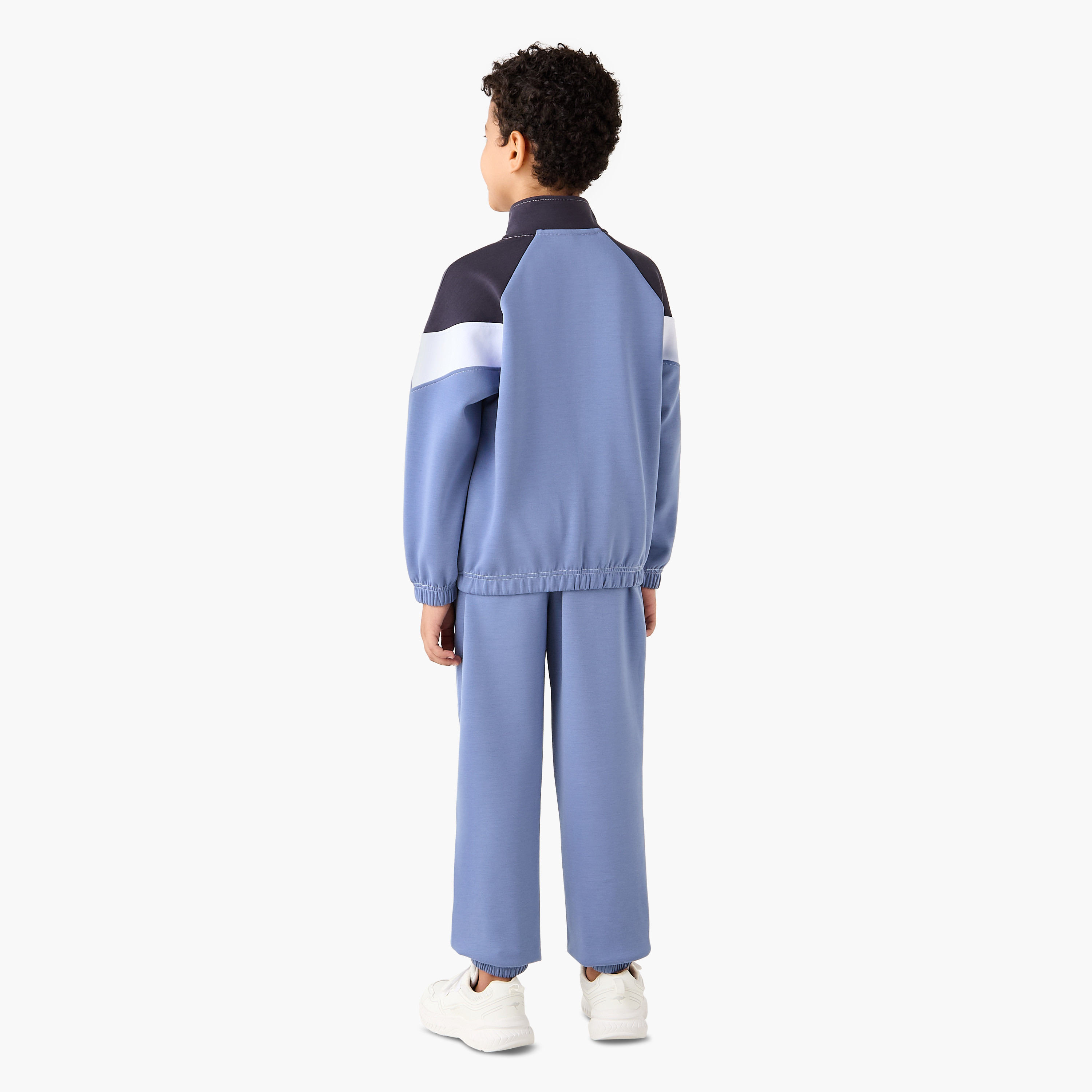 Kappa Panelled Zip Through Jacket and Joggers Set-boys-clothing-setsandcoords-image-4