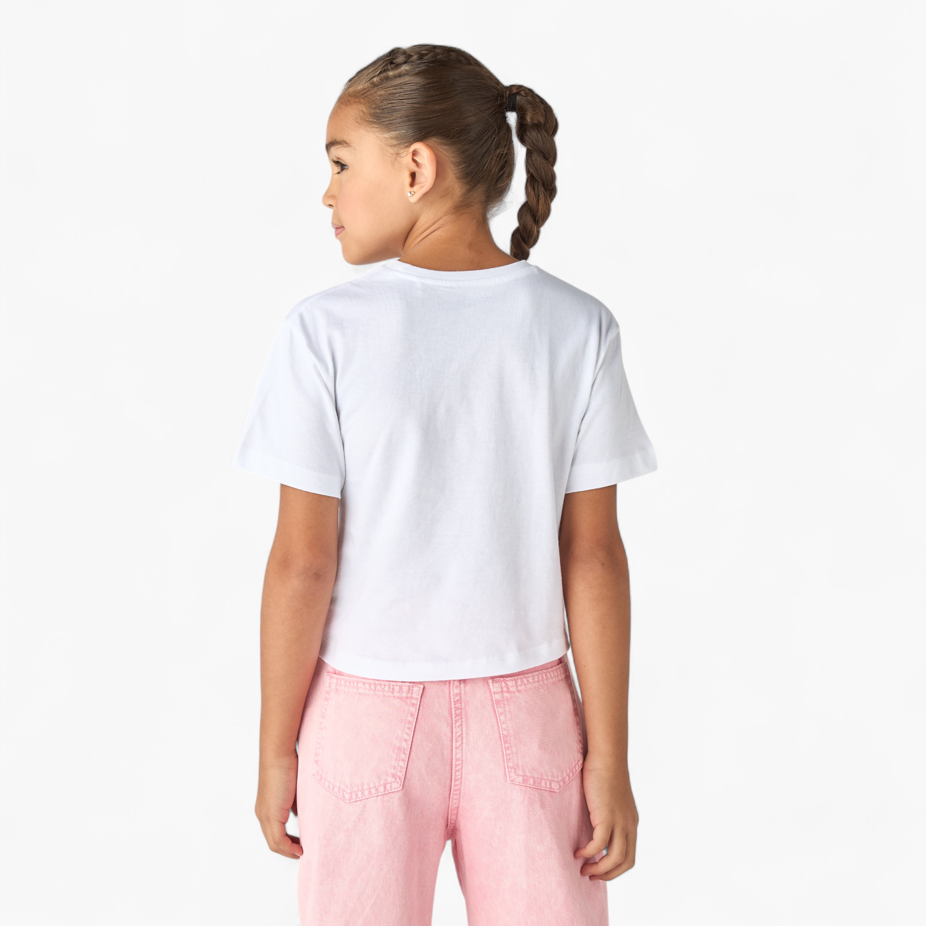 Juniors Graphic Print T-shirt-girls-clothing-tshirts-image-3