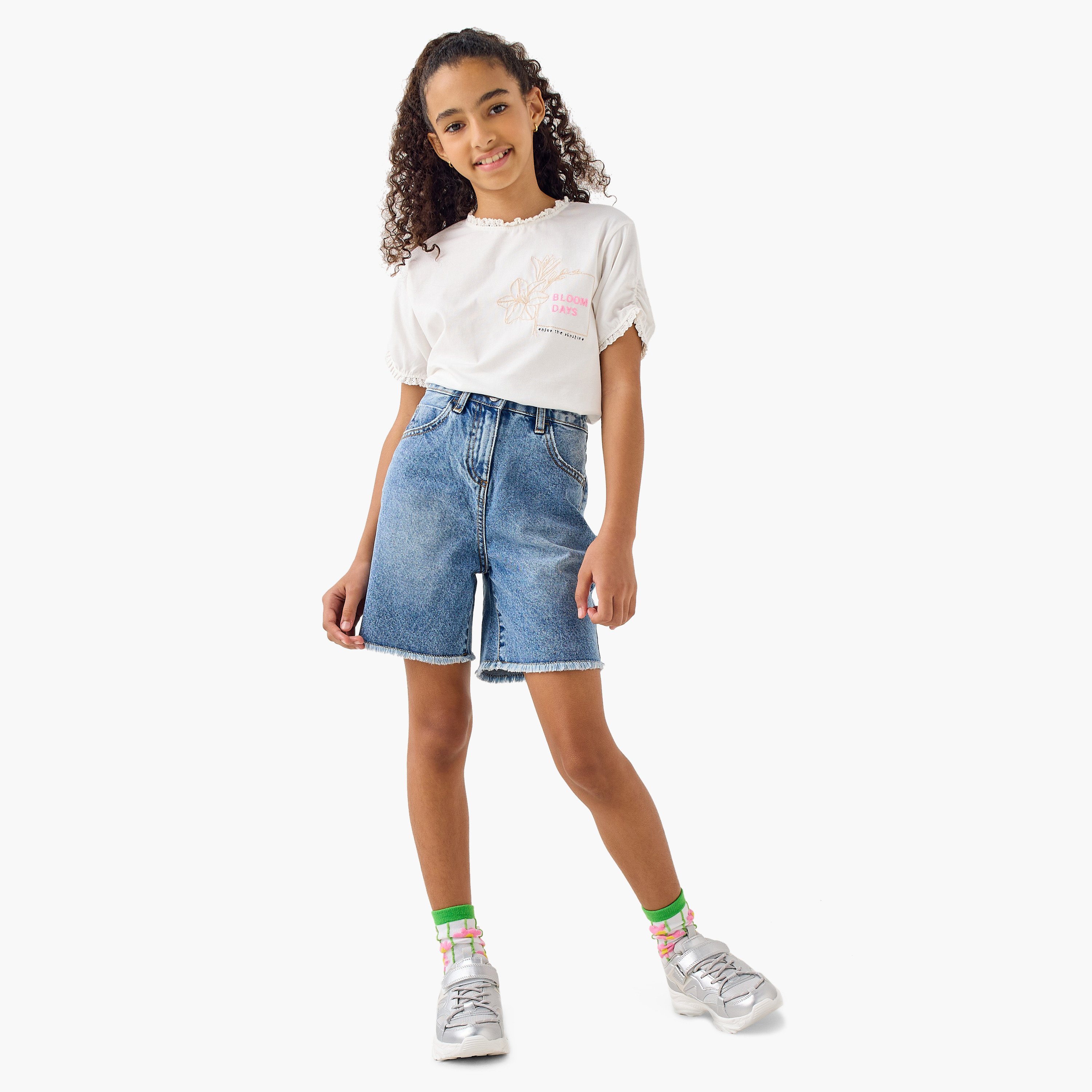 شورت دينم بجيوب من جونيورز-girls-clothing-bottoms-shorts-image-4
