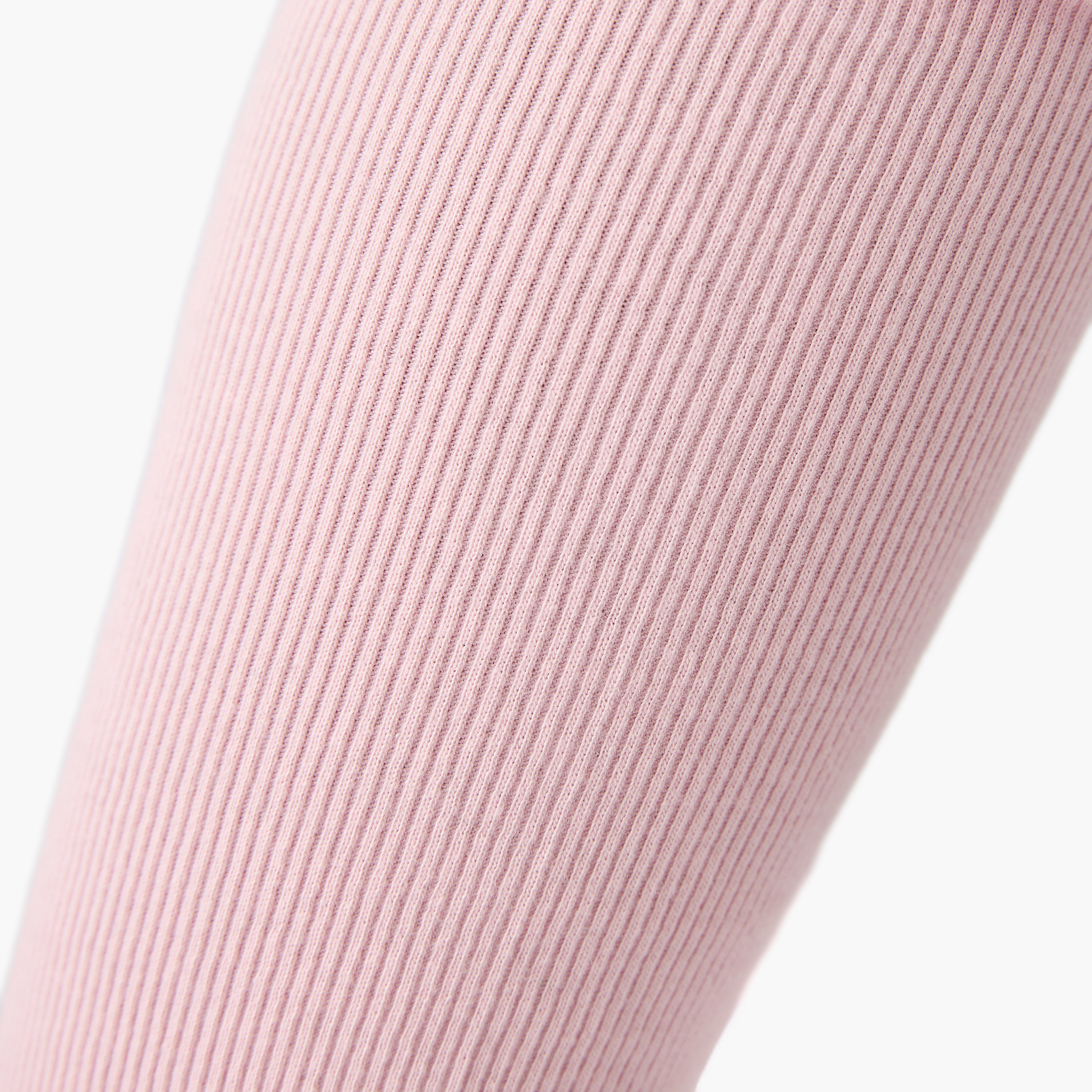 Juniors Ribbed Leggings with Elasticated Waistband-girls-clothing-bottoms-leggings-image-5