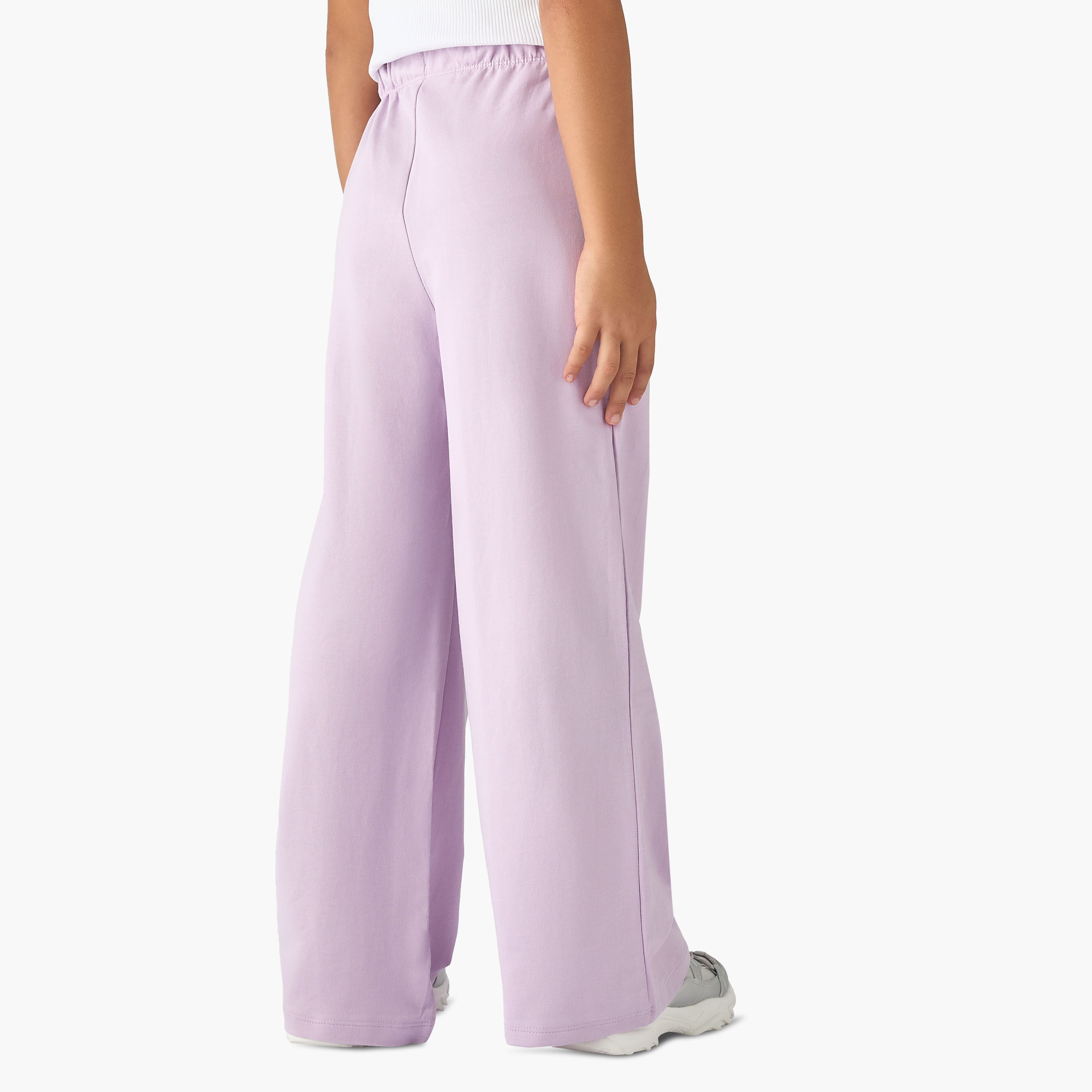 Juniors Heart Print Joggers with Drawstring Closure-girls-clothing-bottoms-joggersandtrackpants-image-3