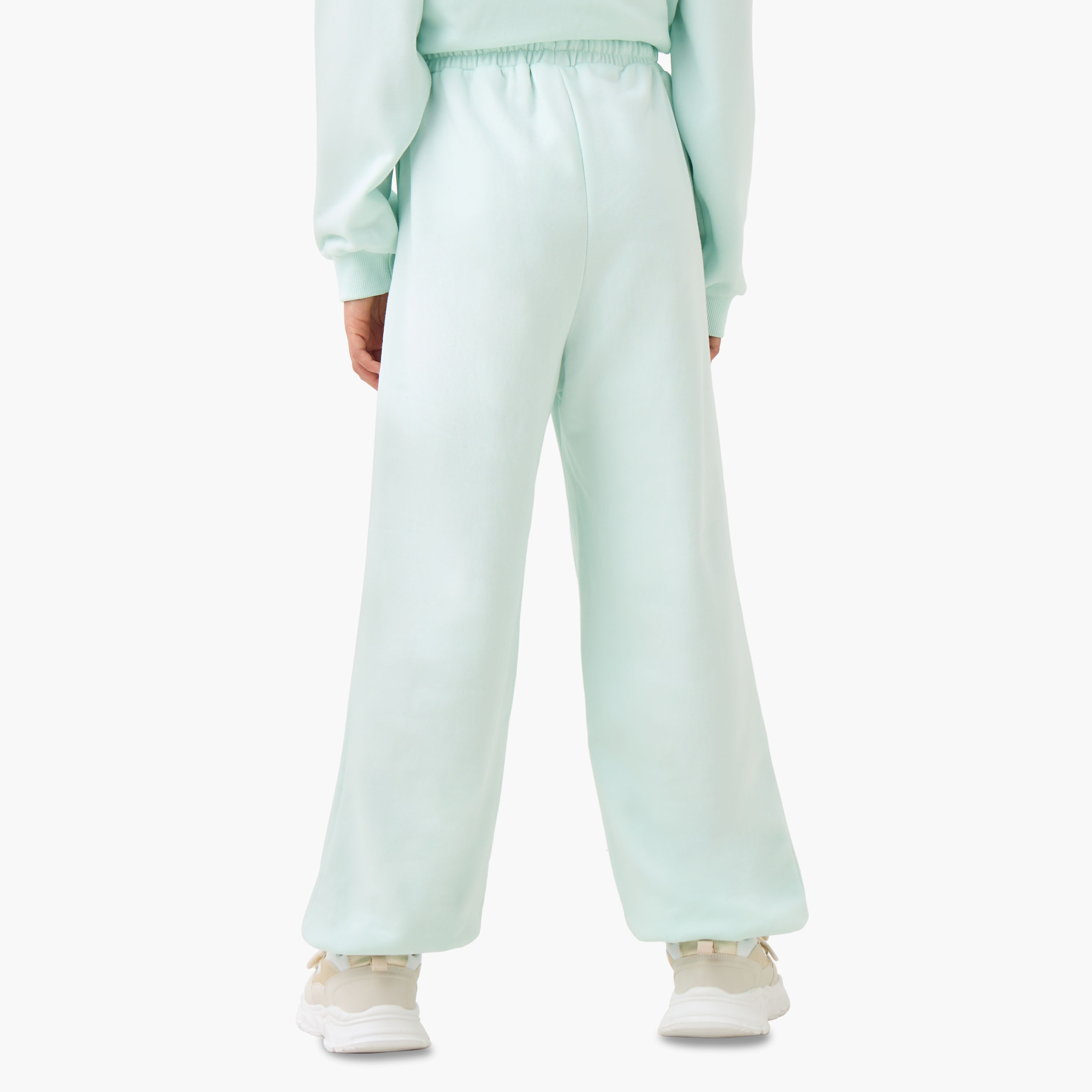 Juniors Girls Joggers with Butterfly Print - Cotton - Elasticated Drawstring-girls-clothing-bottoms-joggersandtrackpants-image-3