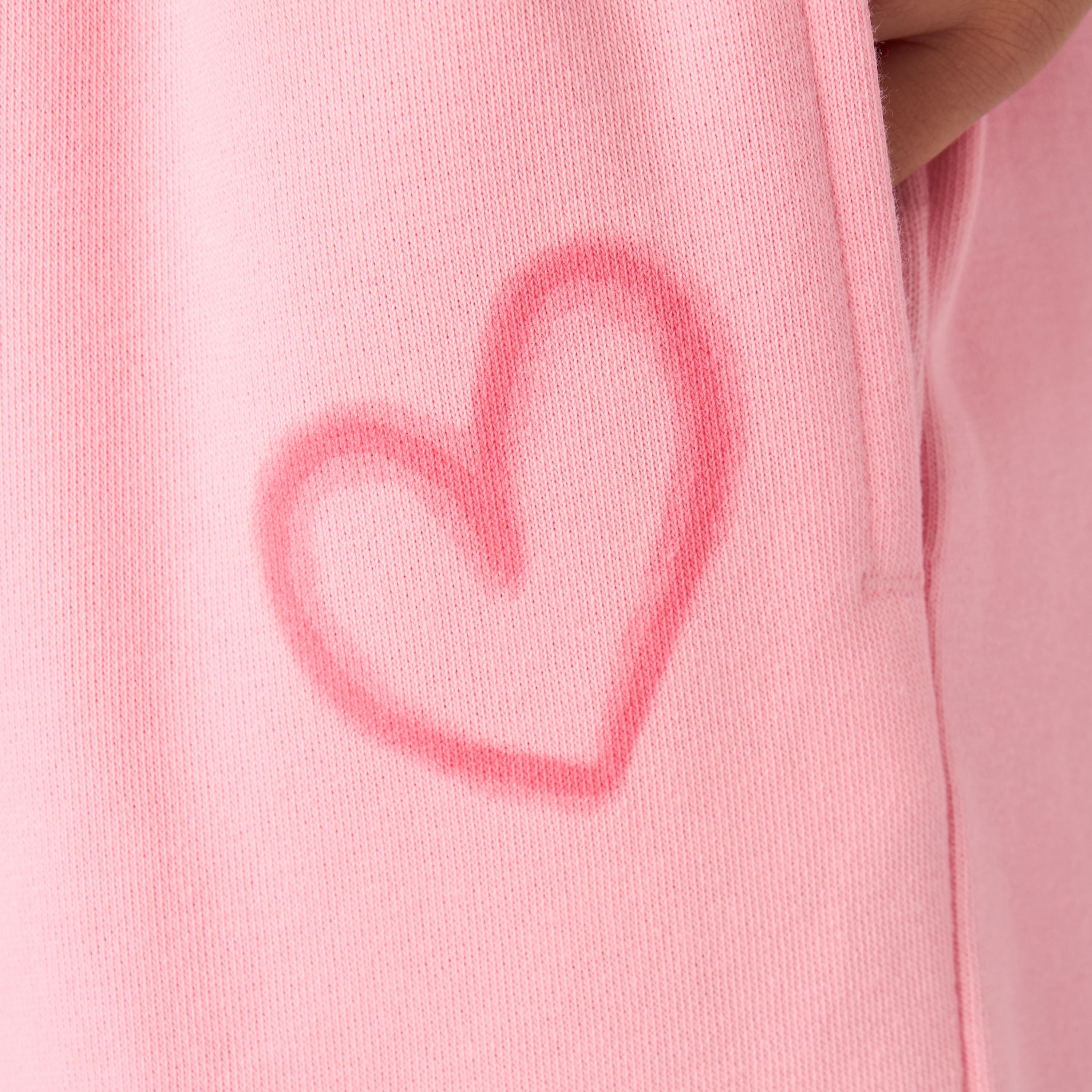 Juniors Girls Track Pants with Heart Print - Cotton-girls-clothing-bottoms-joggersandtrackpants-image-6