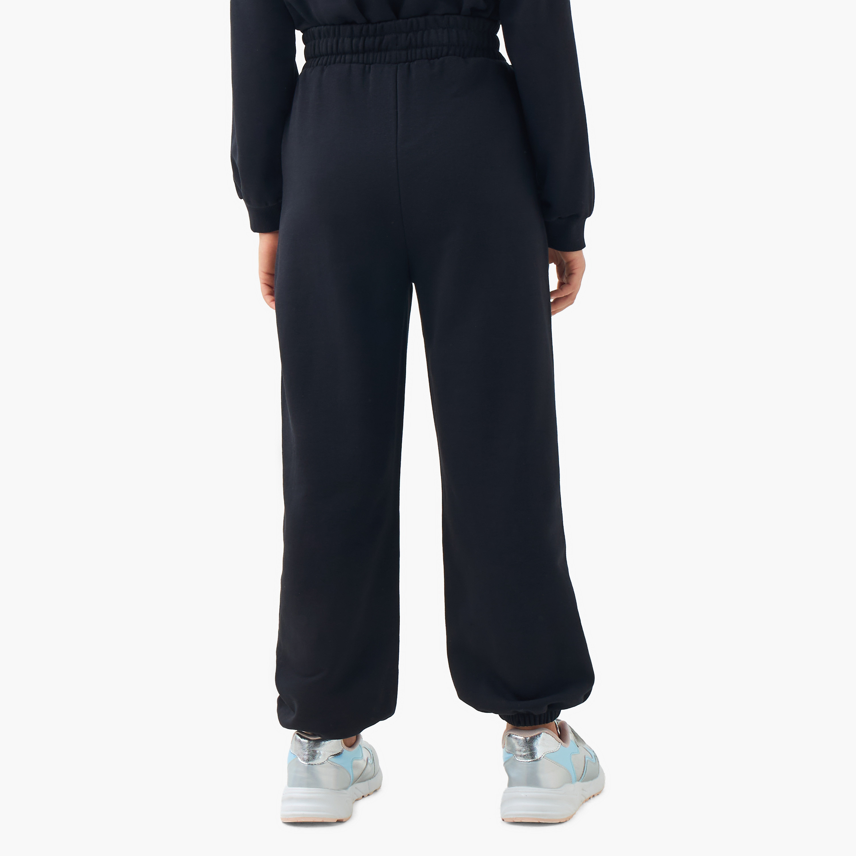 Juniors Girls Joggers with Bow Print - Cotton - Drawstring Waist-girls-clothing-bottoms-joggersandtrackpants-image-3