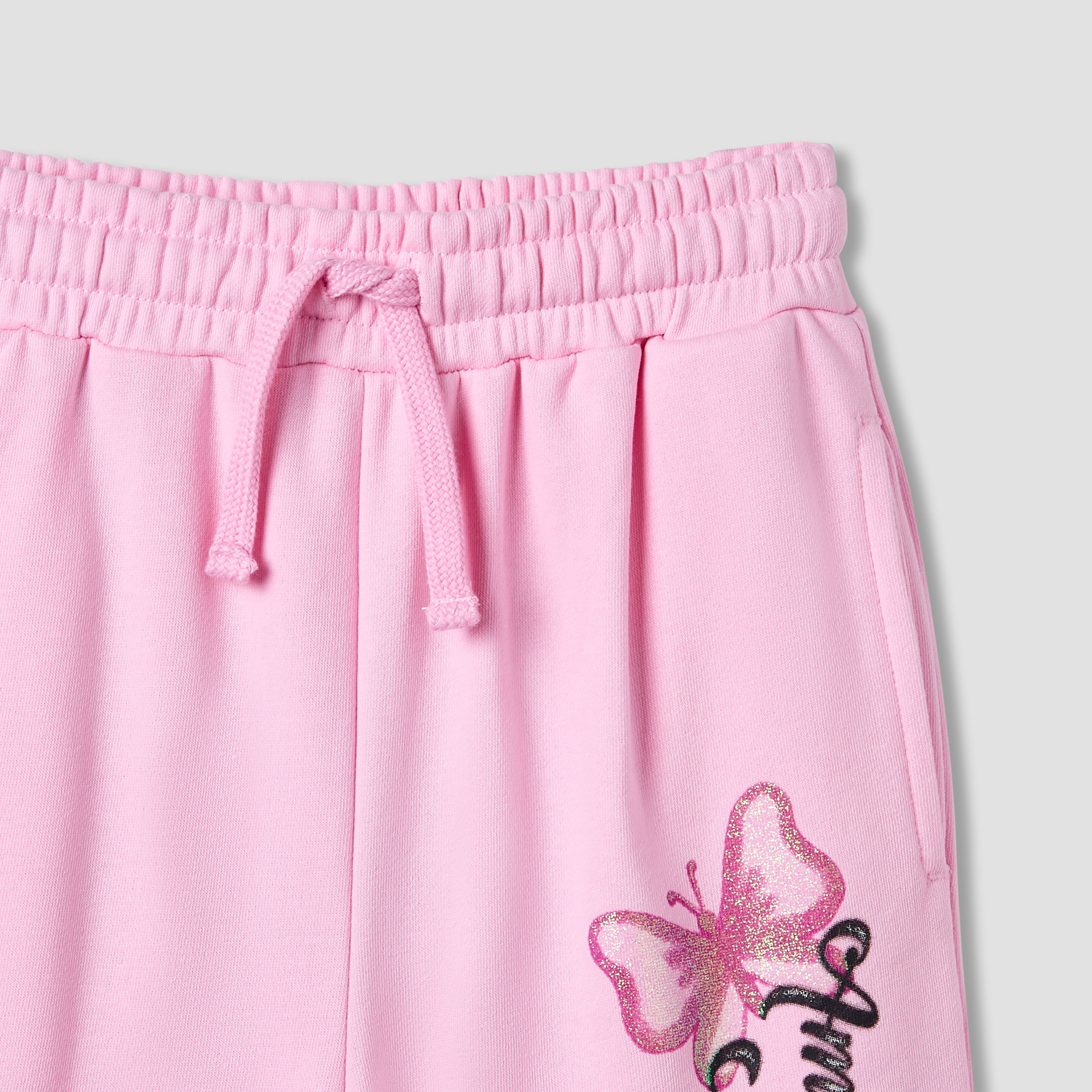 Juniors Girls Track Pants with Pockets - Cotton - Drawstring Waist-girls-clothing-bottoms-joggersandtrackpants-image-3