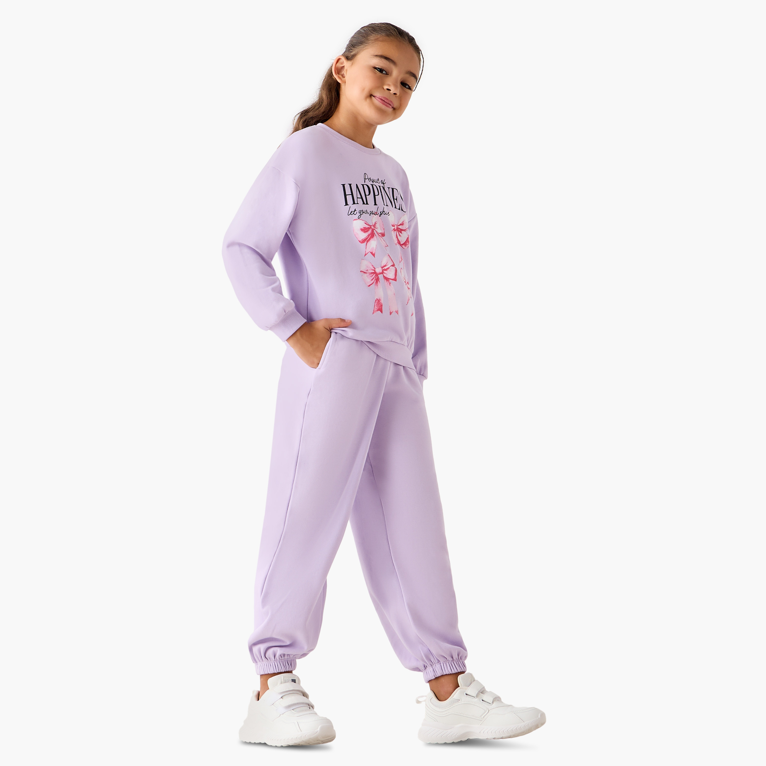 Juniors Drawstring Waist Joggers with Pockets-girls-clothing-bottoms-joggersandtrackpants-image-2