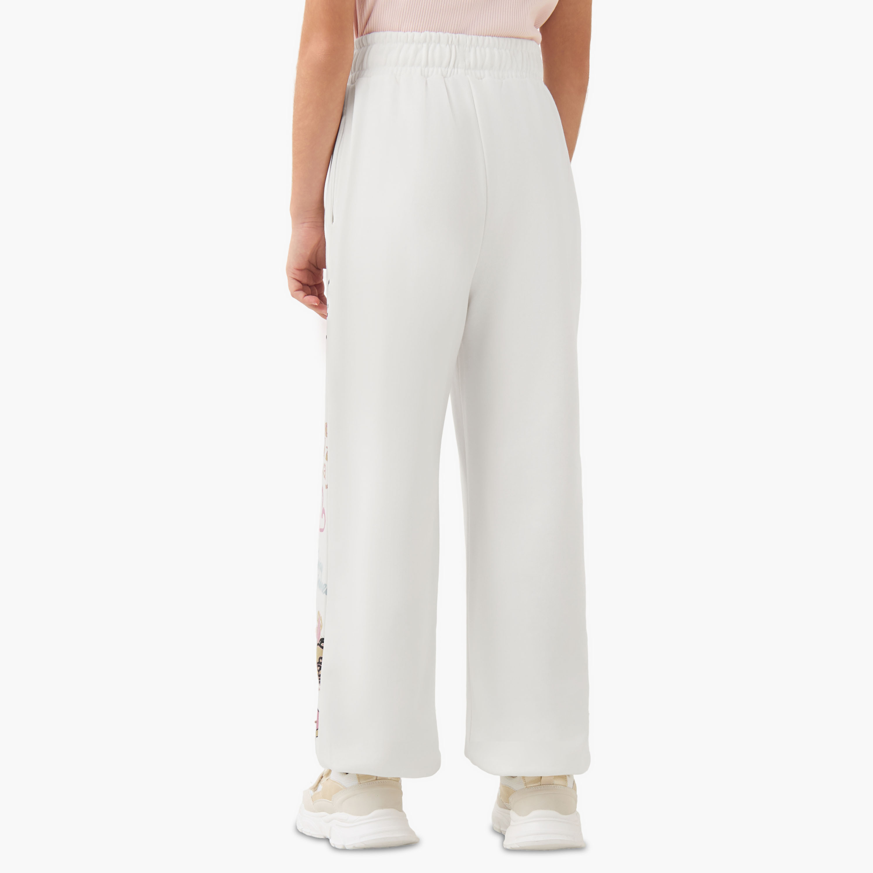 Juniors Elastic Wait Joggers with Graphic Print-girls-clothing-bottoms-joggersandtrackpants-image-3