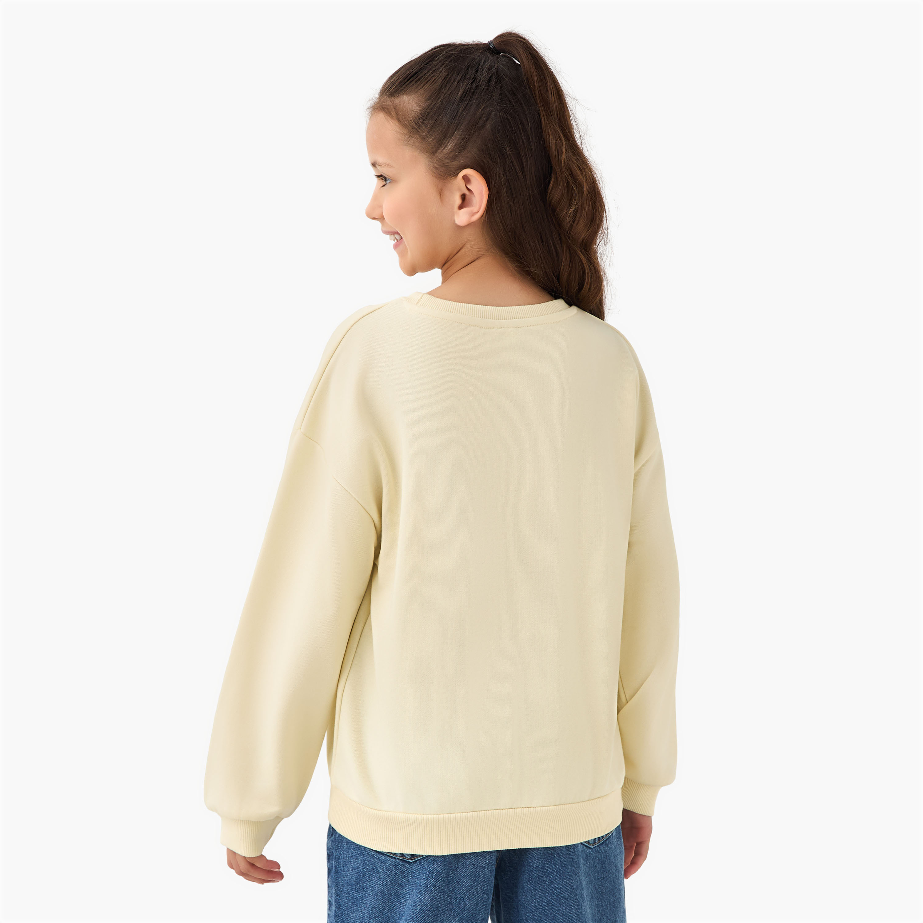 Juniors New York Print Sweatshirt with Long Sleeves-girls-clothing-winterwear-sweatshirts-image-3