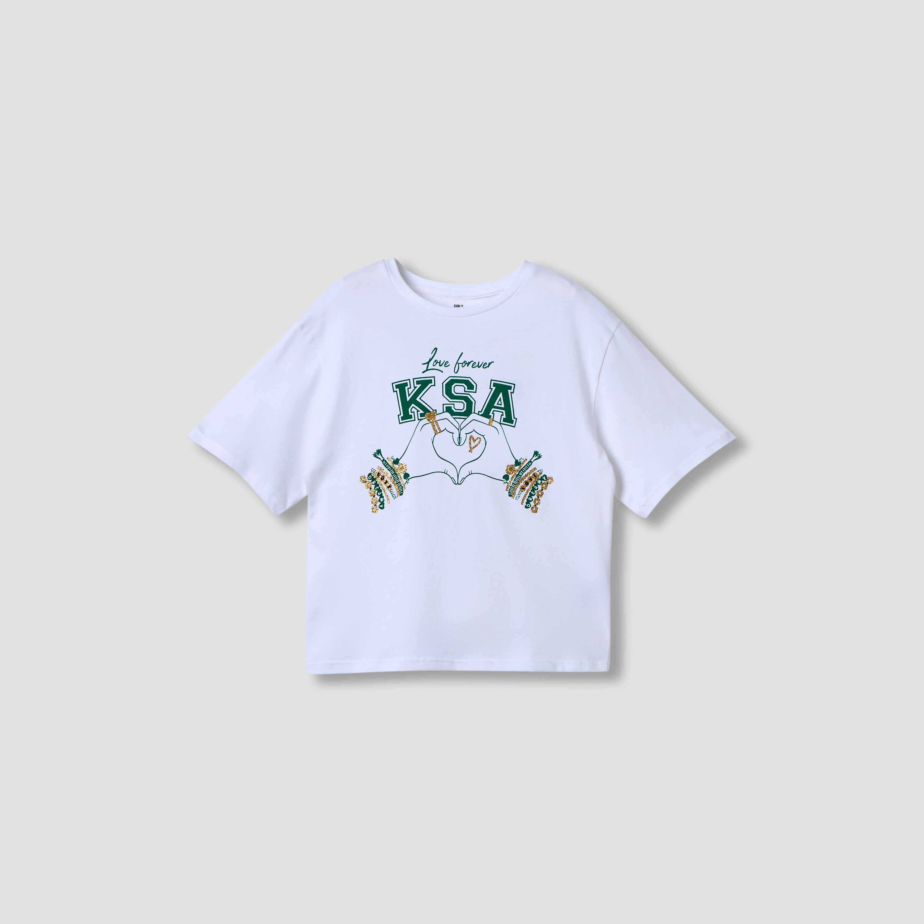 تيشيرت بأكمام قصيرة وطبعات من جونيورز-girls-clothing-tshirts-image-1