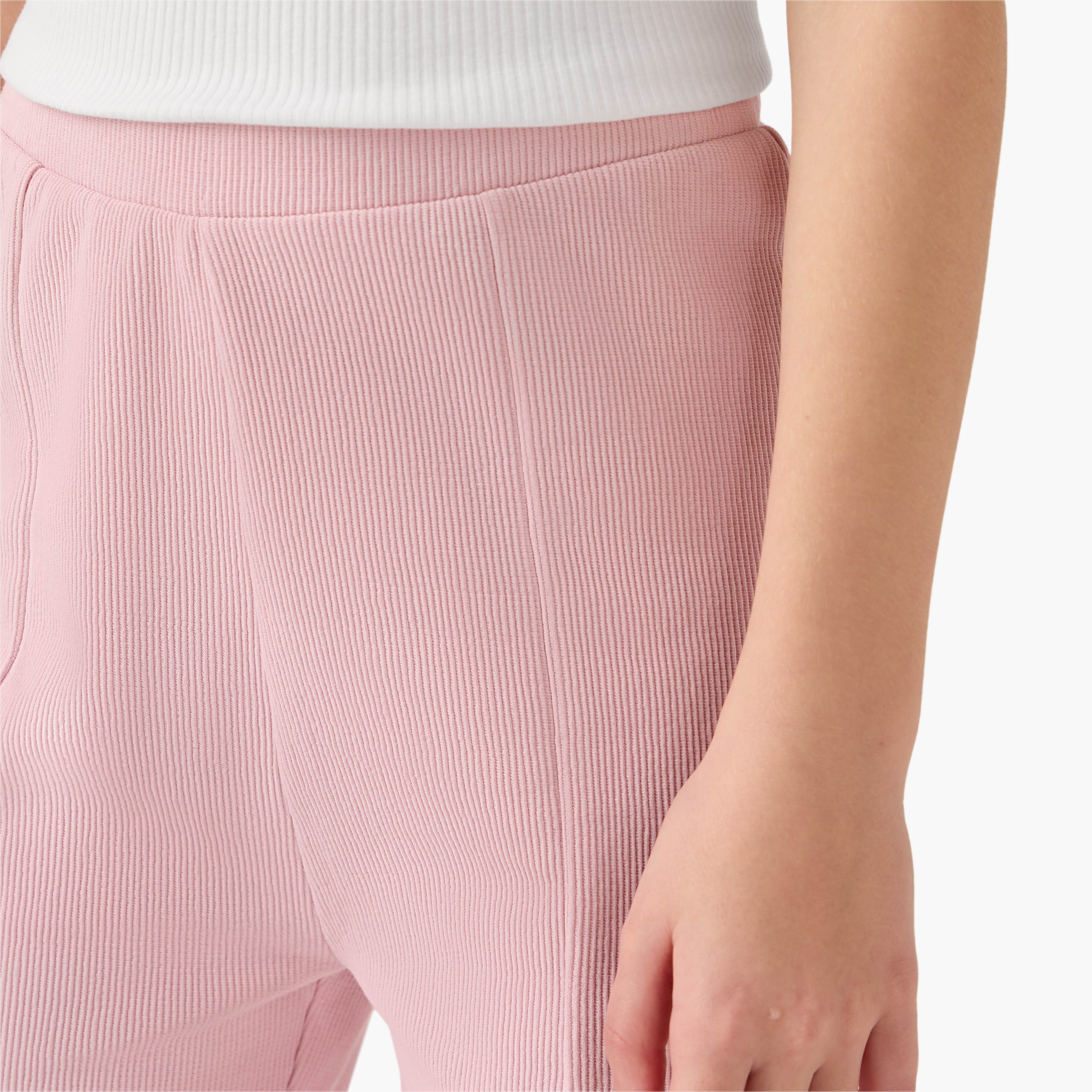 بنطلون رياضي مضلع واسع من جونيورز-girls-clothing-bottoms-leggings-image-2