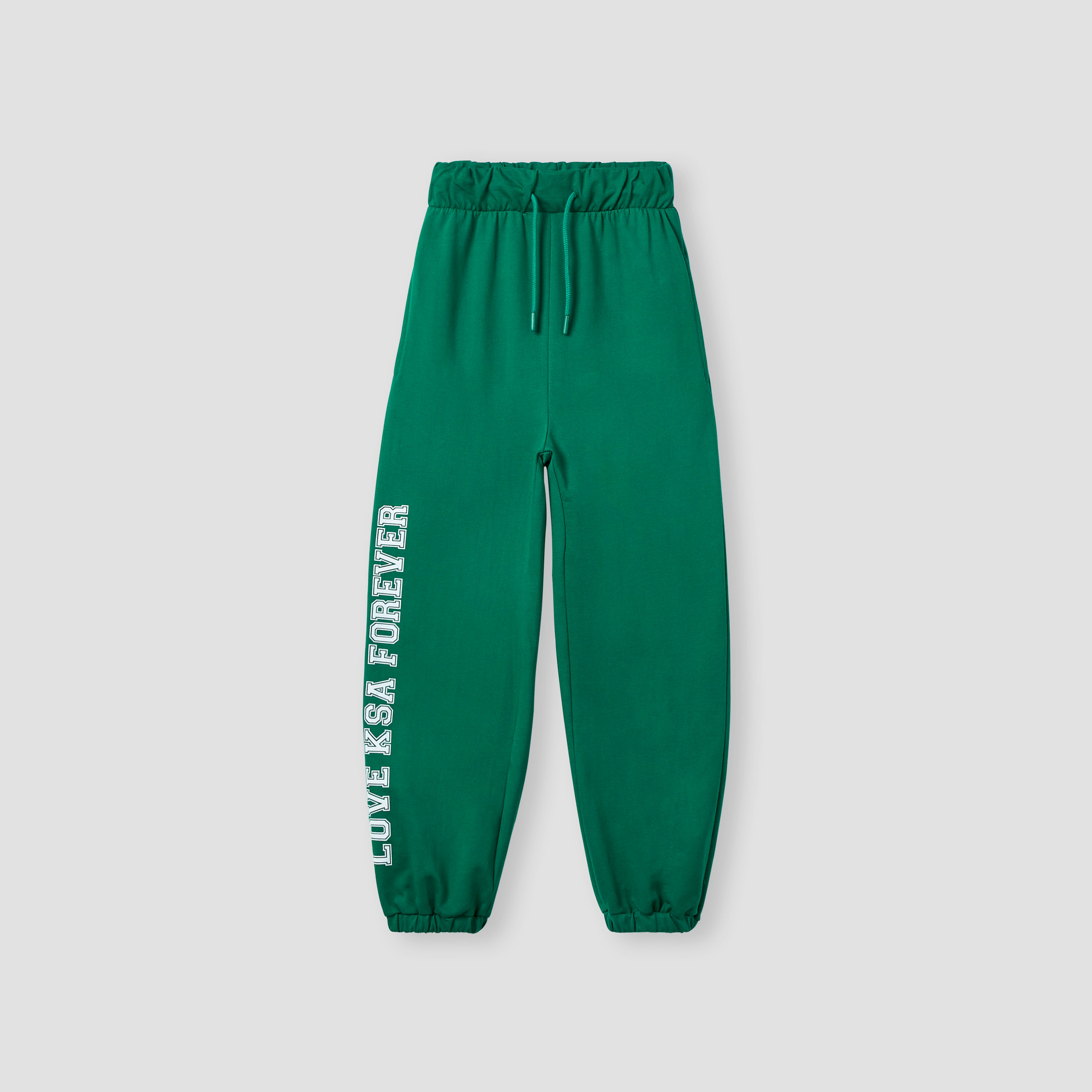Juniors KSA National Day Print Joggers with Drawstring Closure-girls-clothing-bottoms-joggersandtrackpants-image-1