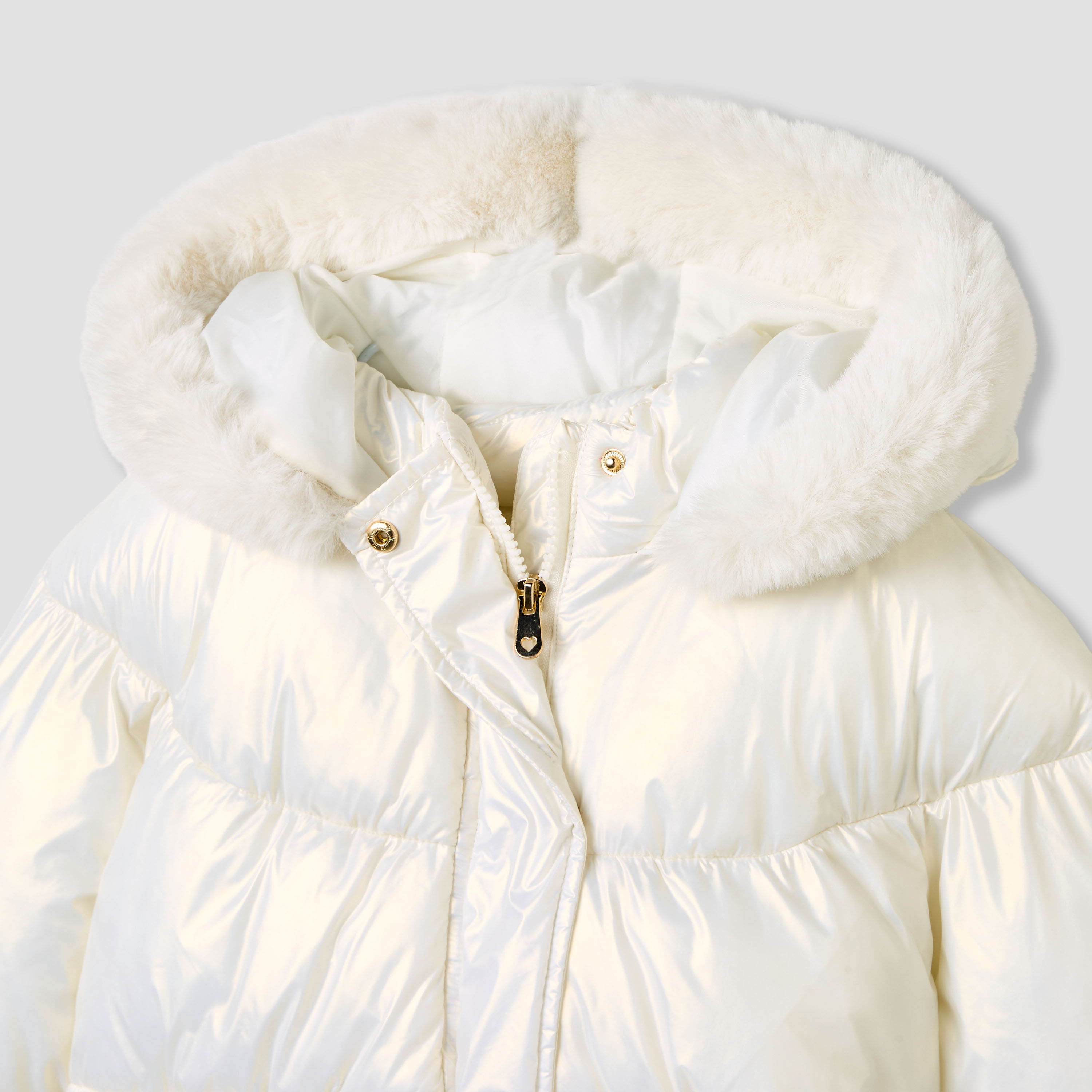 جاكيت مبطن بقبعة وأكمام طويلة من جونيورز-girls-clothing-jacketsandcoats-image-3