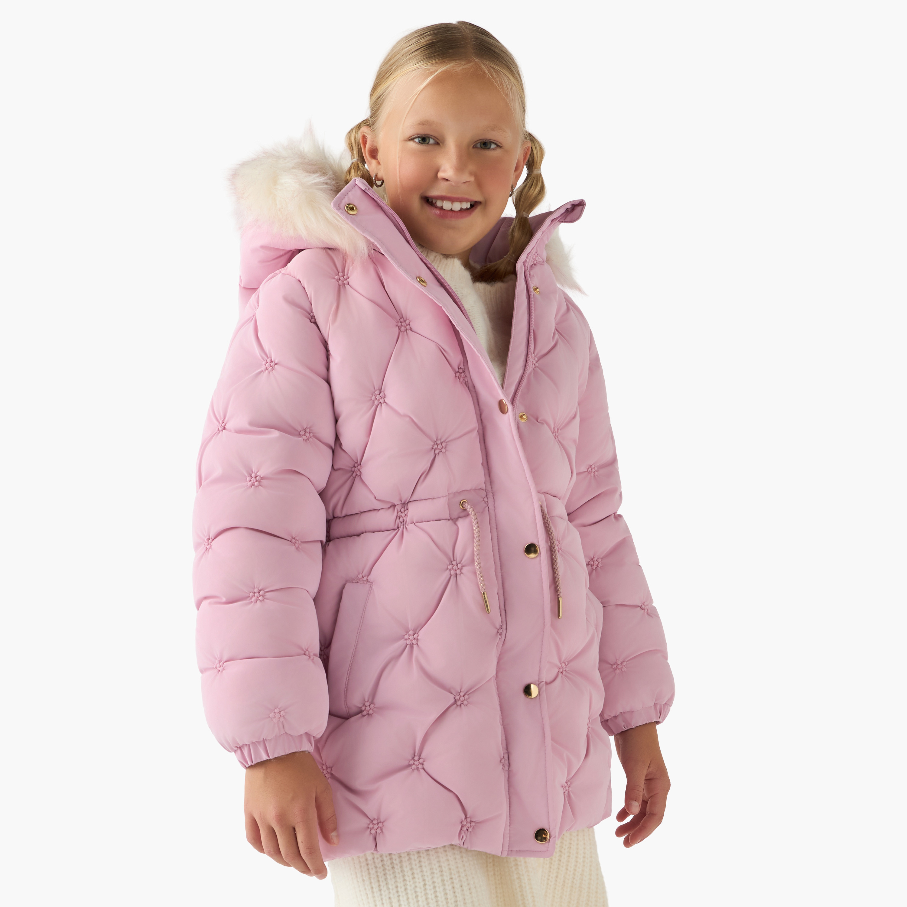 جاكيت ثقيل بأكمام طويلة من جونيورز-girls-clothing-jacketsandcoats-image-6
